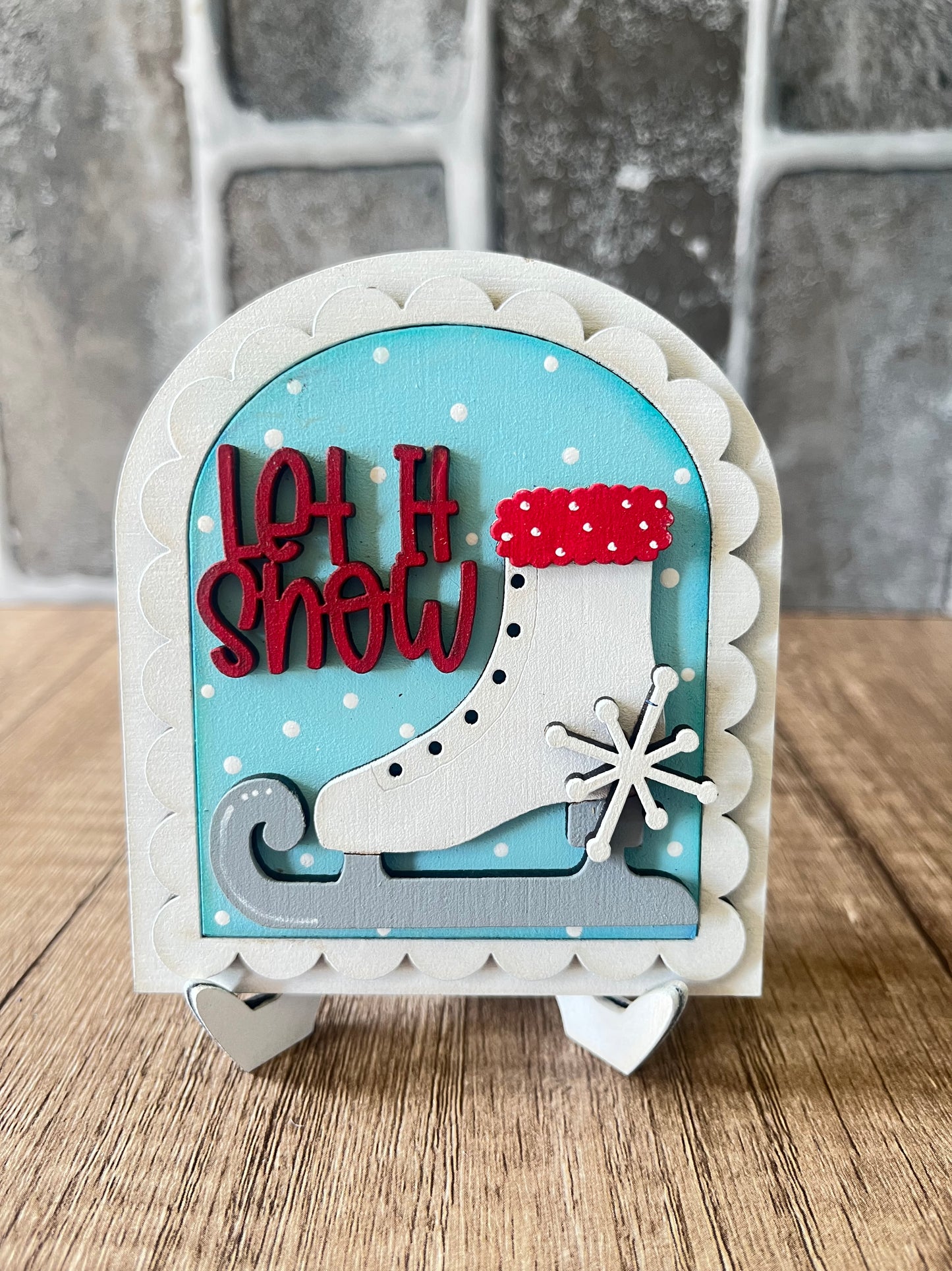 Ice Skate Mini Arch Insert