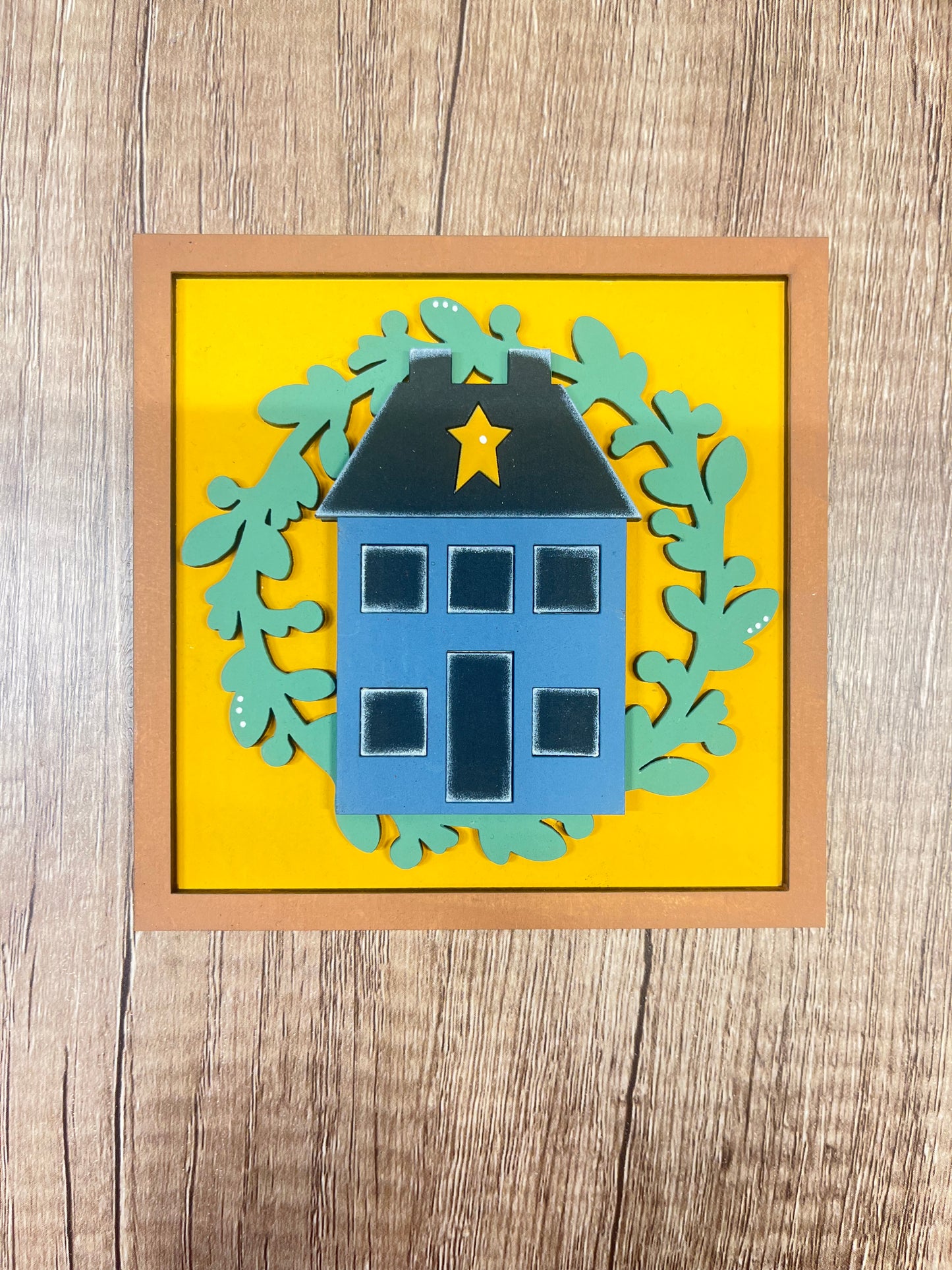 Salt Box House Ladder Tile