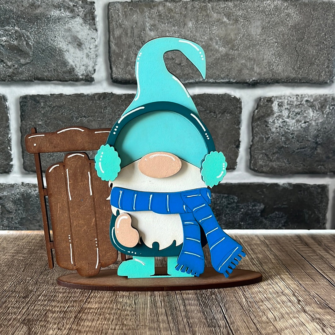 Sled Gnome Shelf Sitter