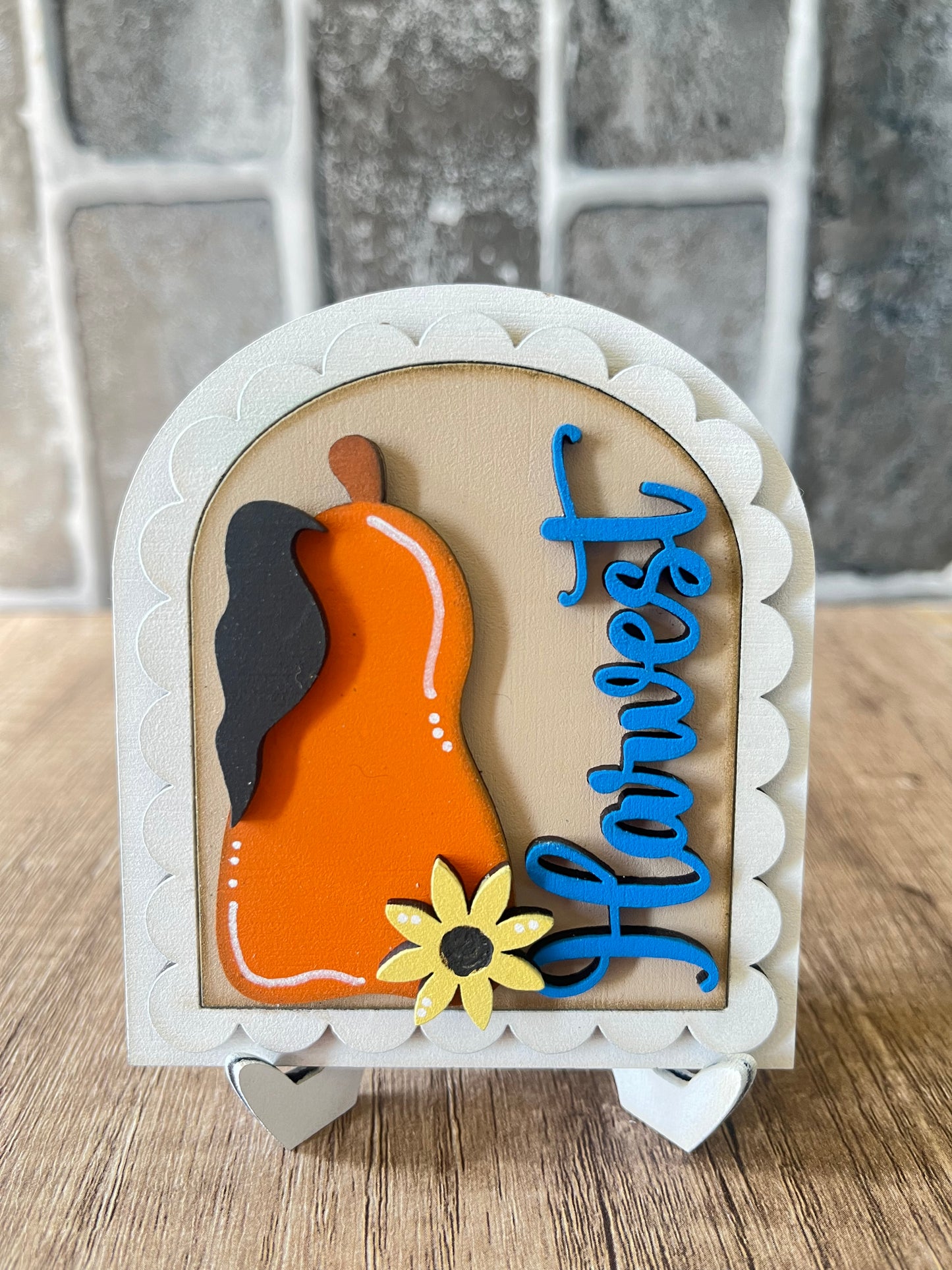Pumpkin Harvest Mini Arch Insert