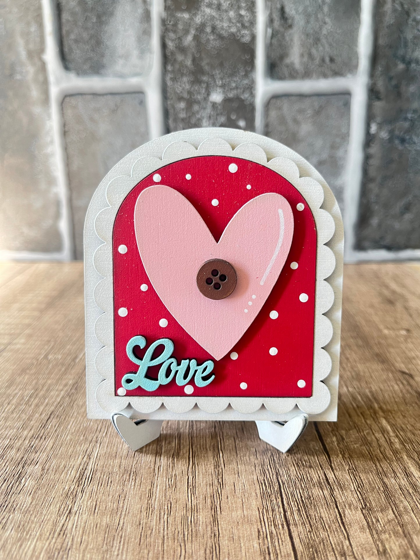 Love Heart Mini Arch Insert