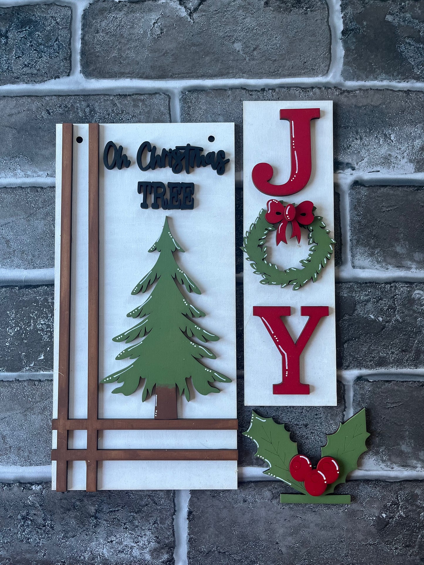 Oh Christmas Tree Interchangeable Sign Post