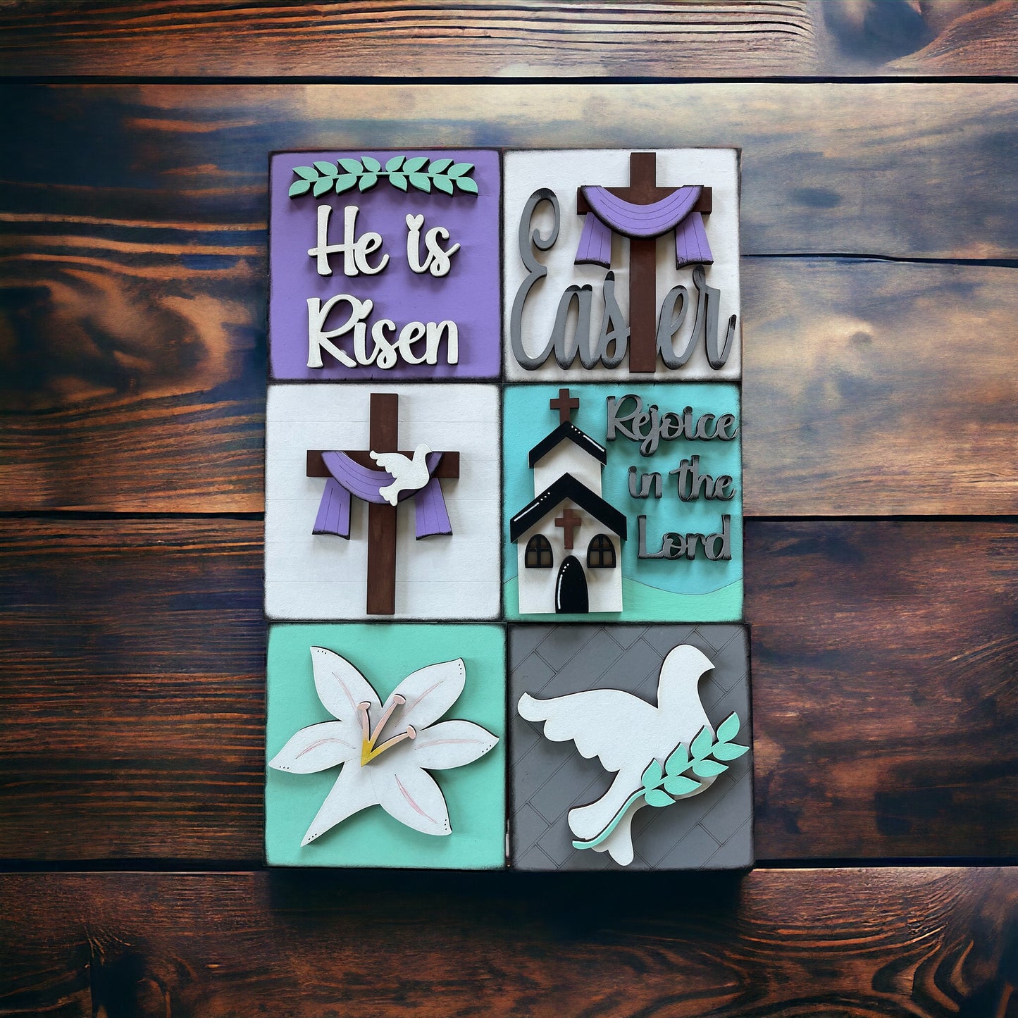 Easter Cross Ladder Tile Easter Tile