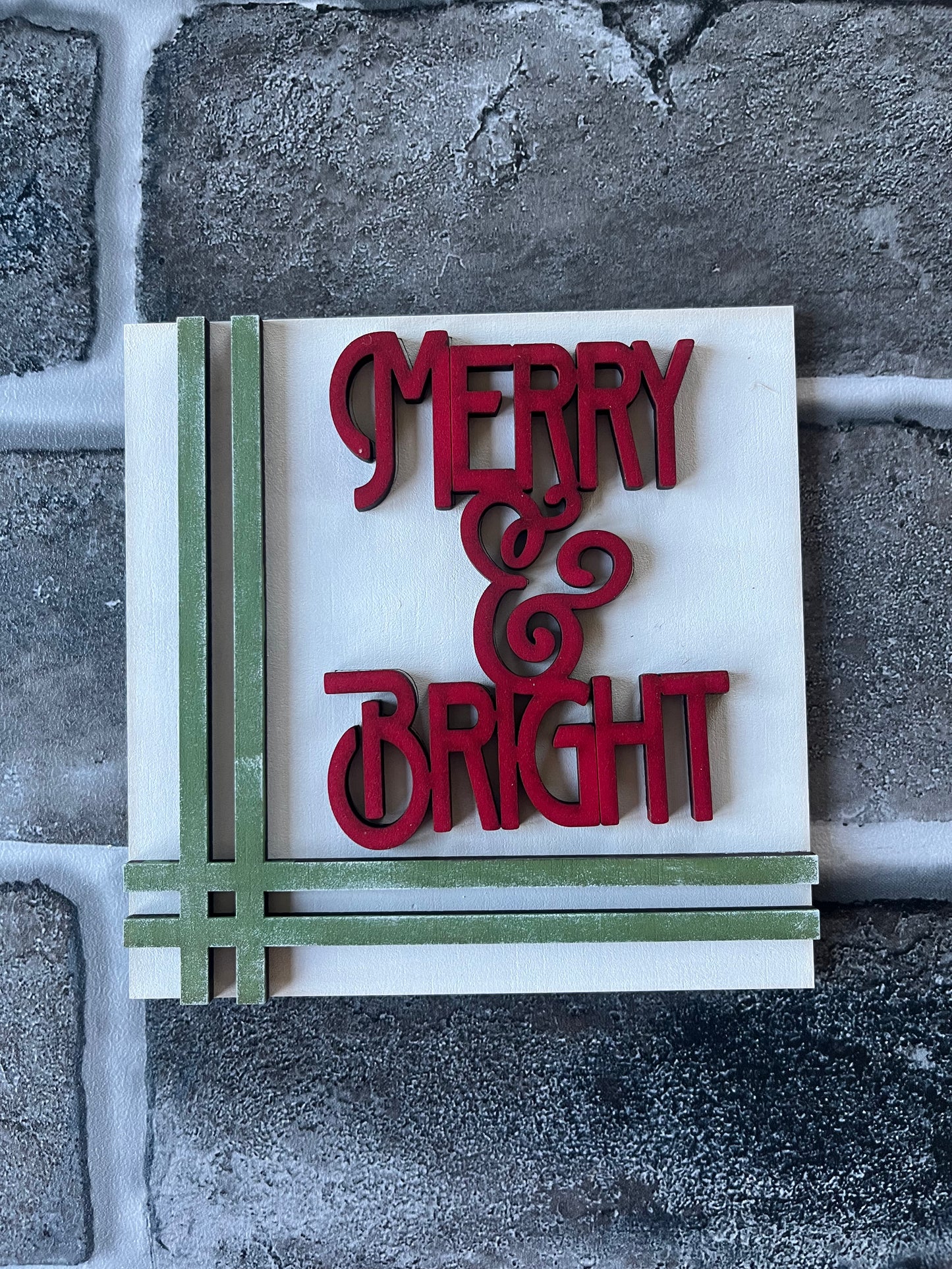 Merry Bright Ladder Tile