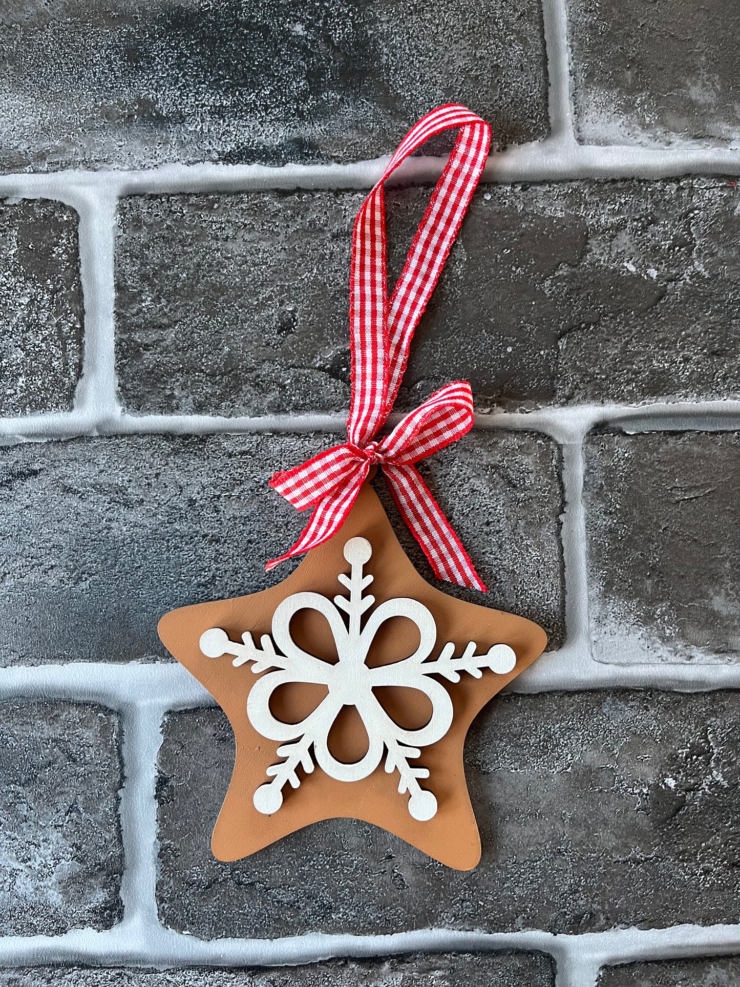 Gingerbread Star Ornament