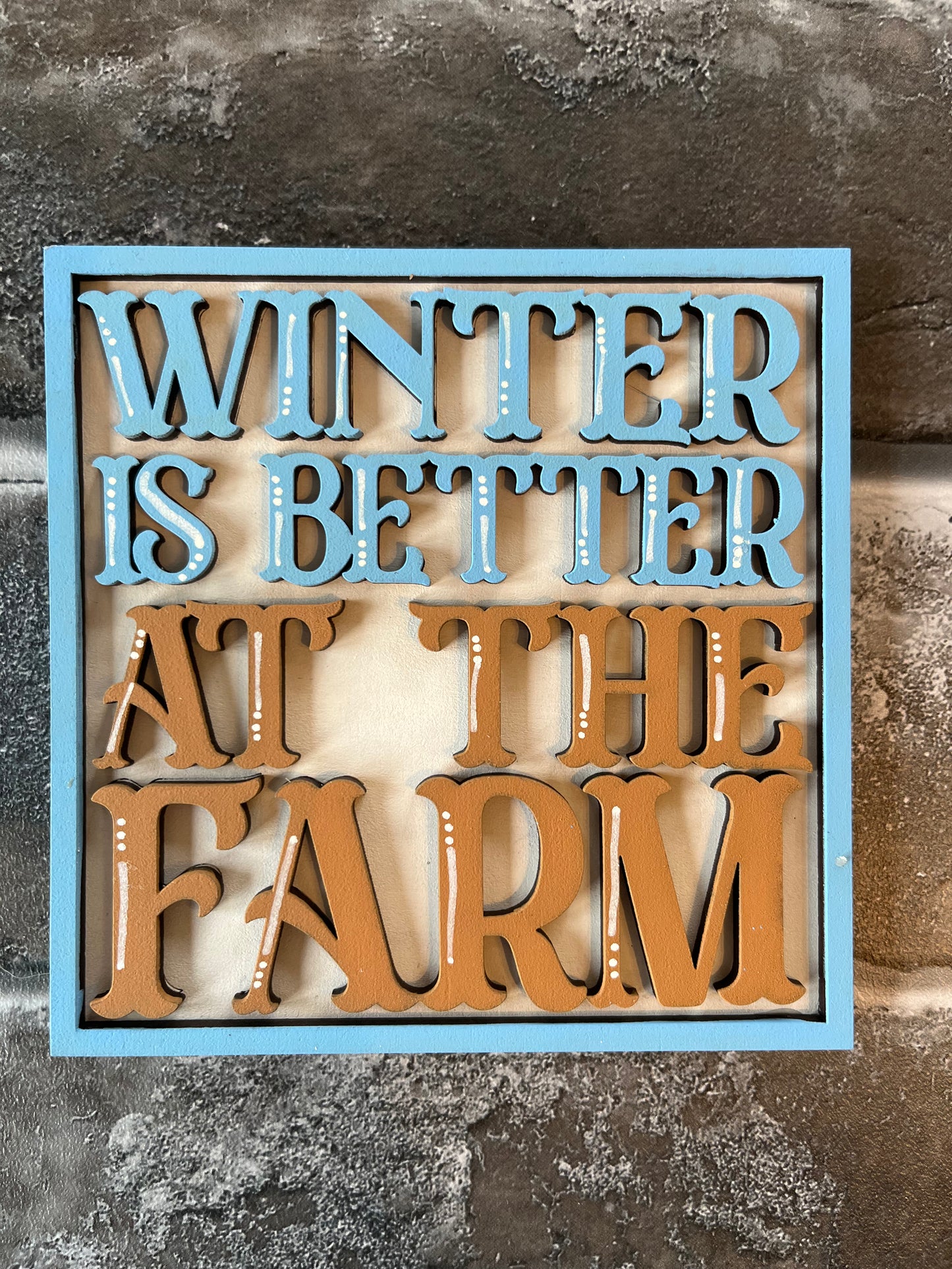 Winter Better Farm Ladder Tile