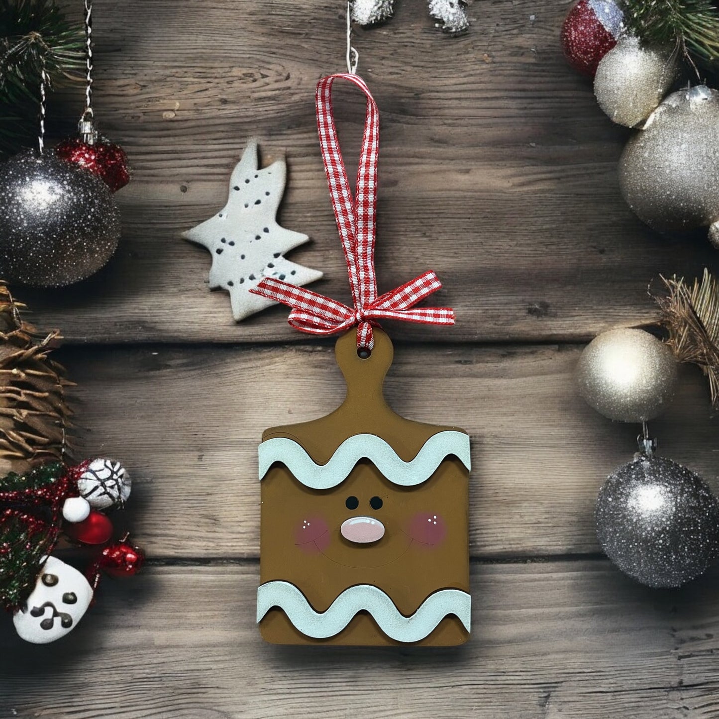 Gingerbread Breadboard Ornament