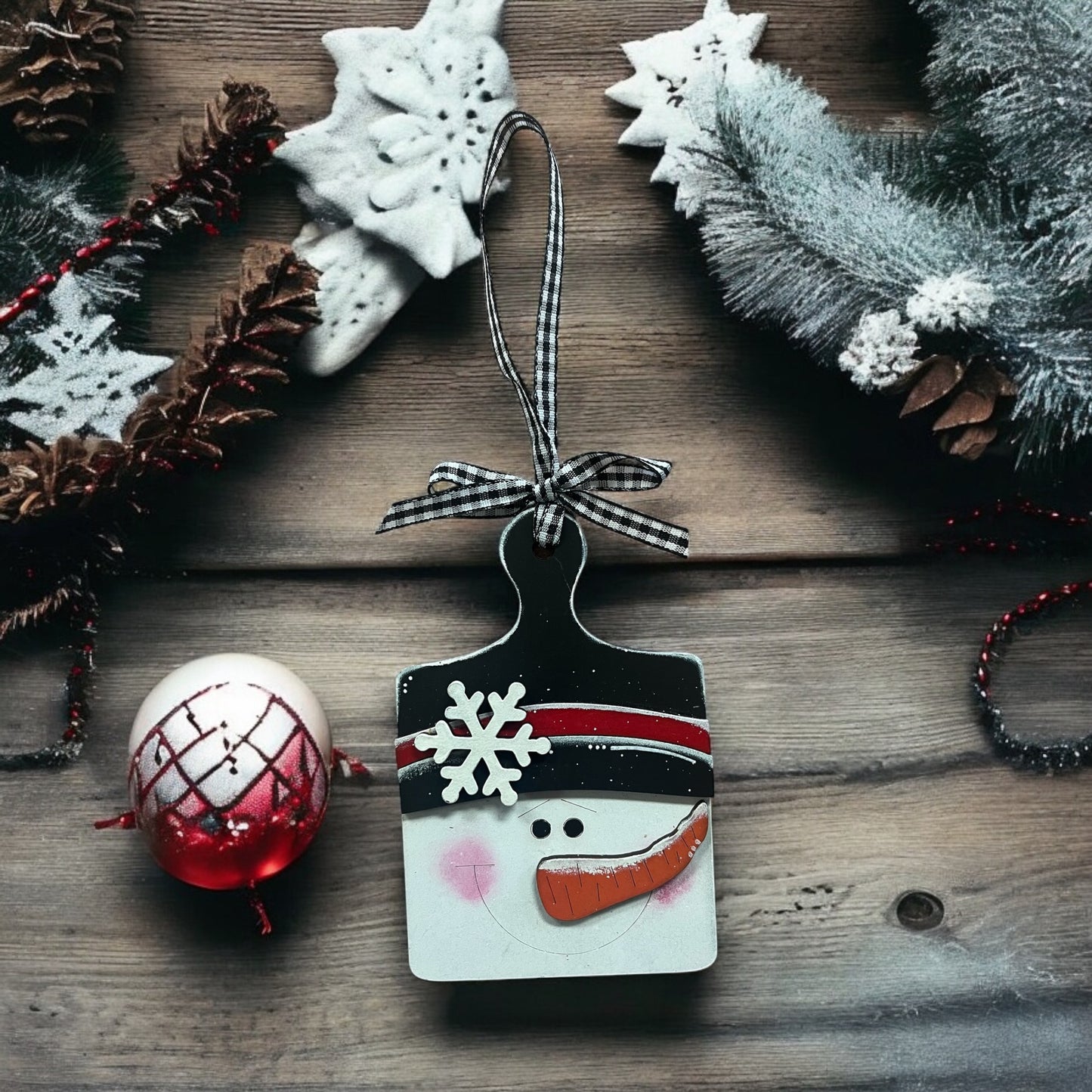 Snowman Breadboard Ornament