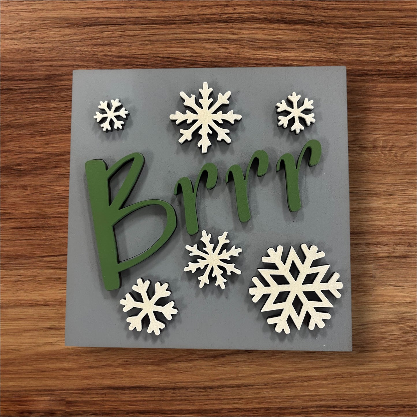 Snowflakes Brrr Ladder Tile