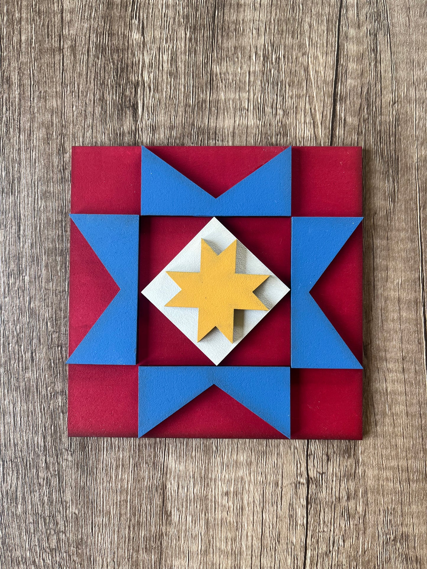 Barn Quilt Ladder Tile