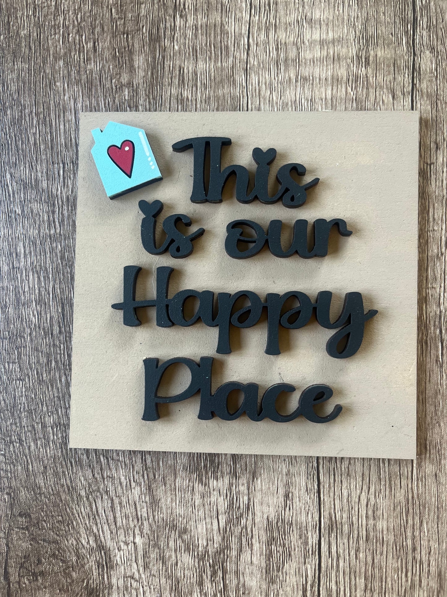 Happy Place Ladder Tile