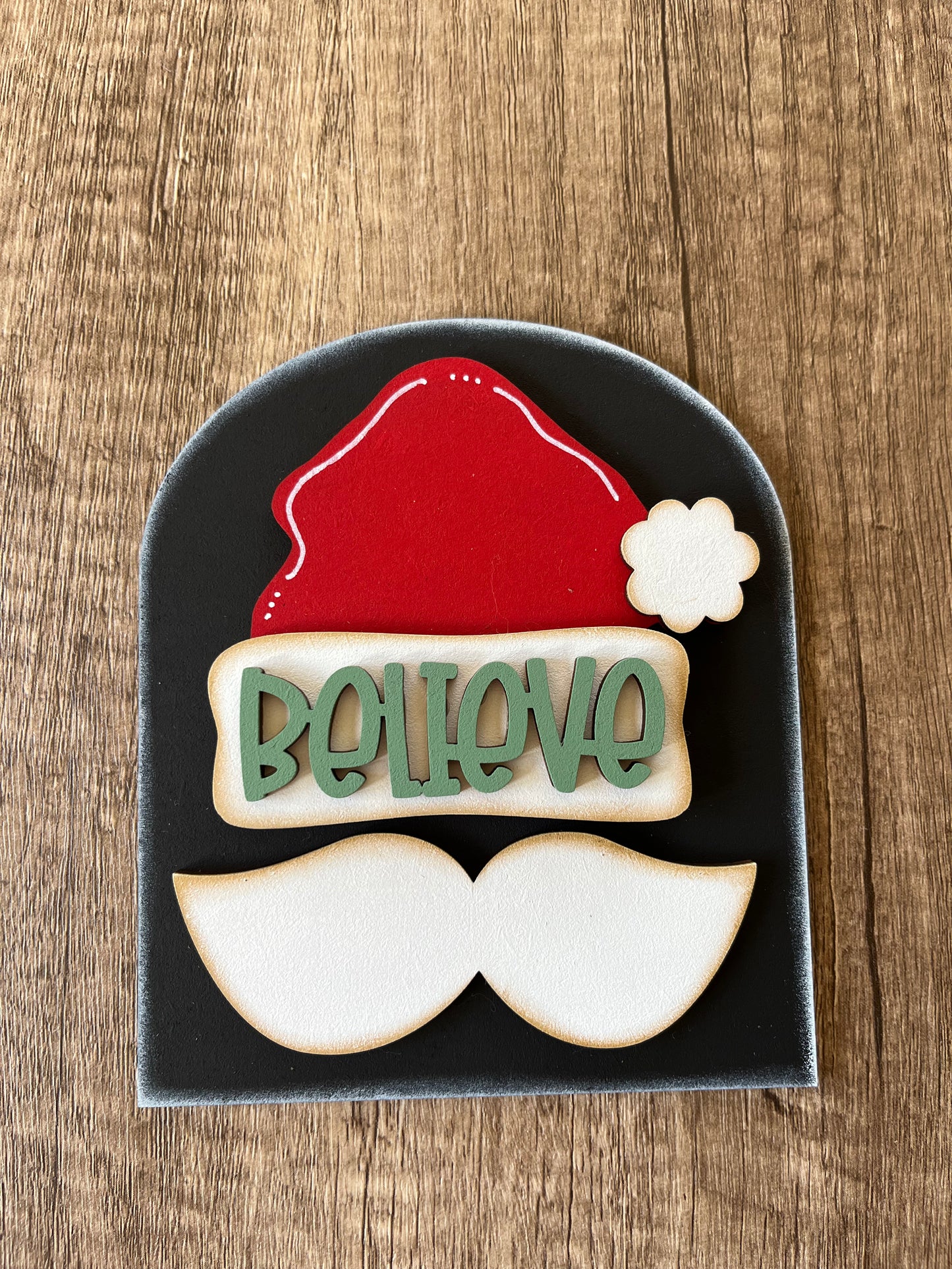 Believe Santa Small Arch Insert