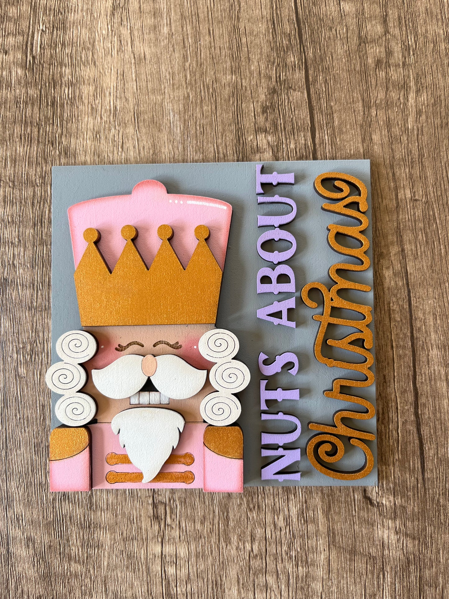 Nutcracker Christmas Ladder Tile