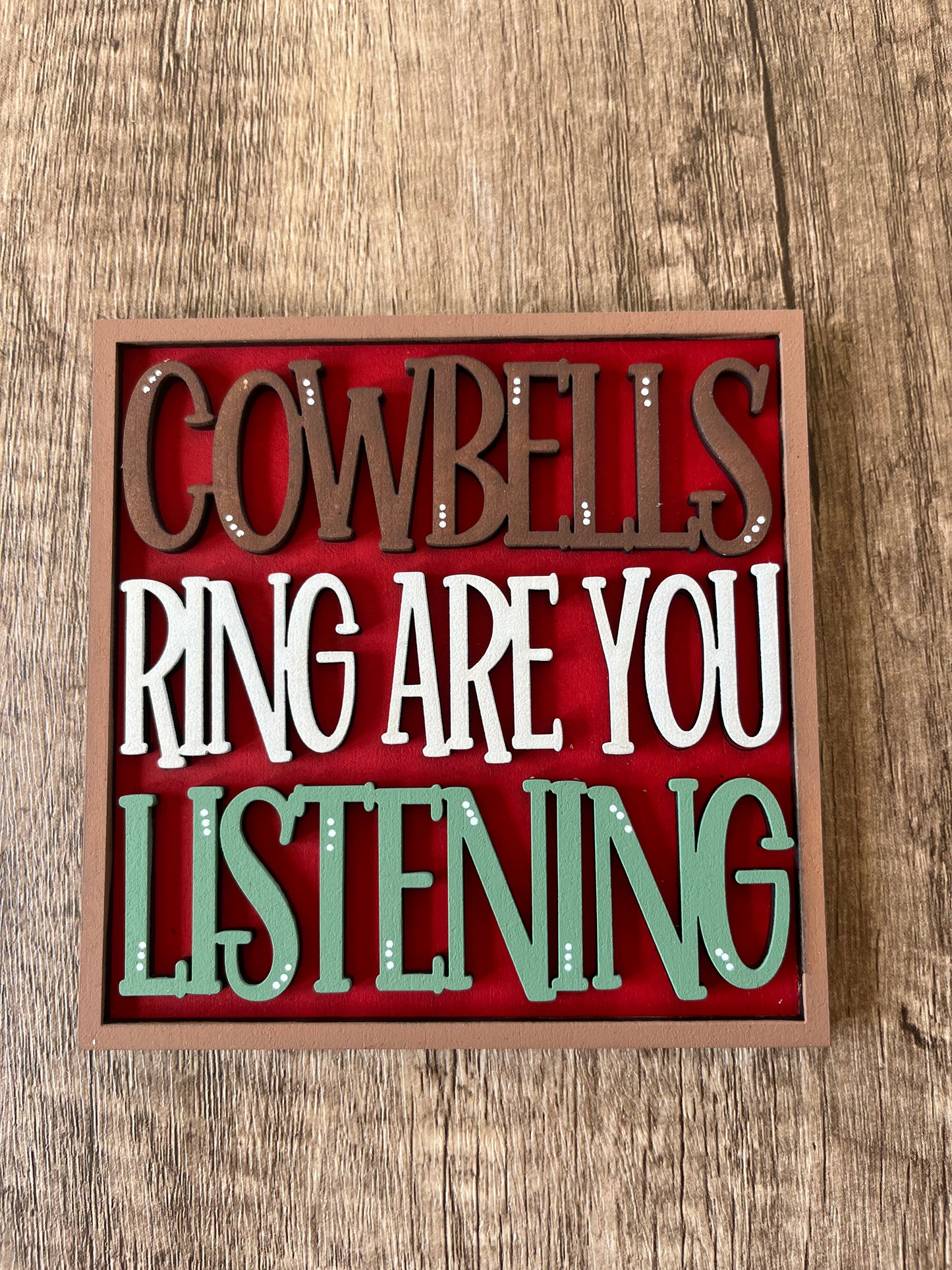 Cowbells Ring Ladder Tile