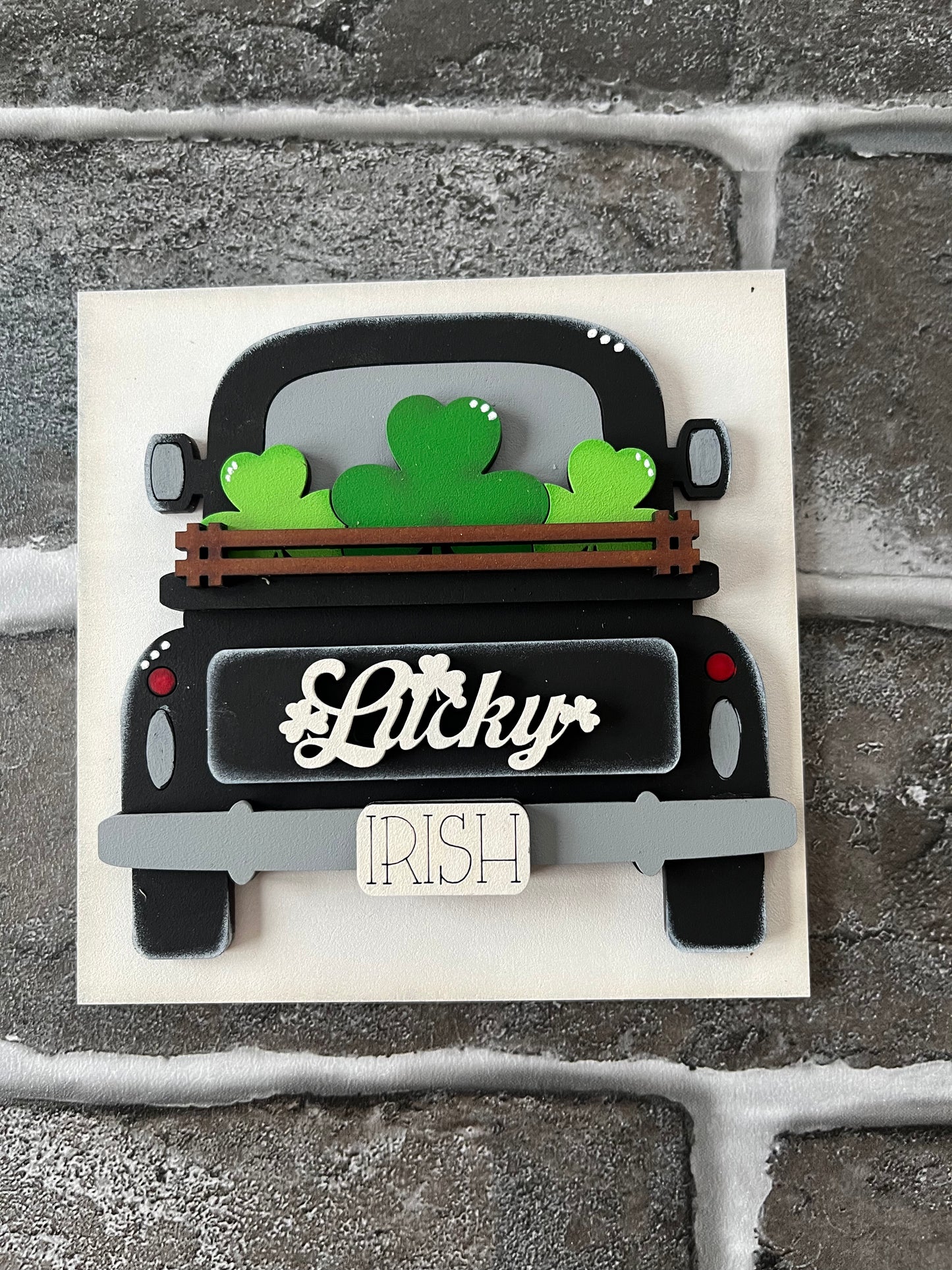 St. Patrick’s Day Truck Ladder Tile