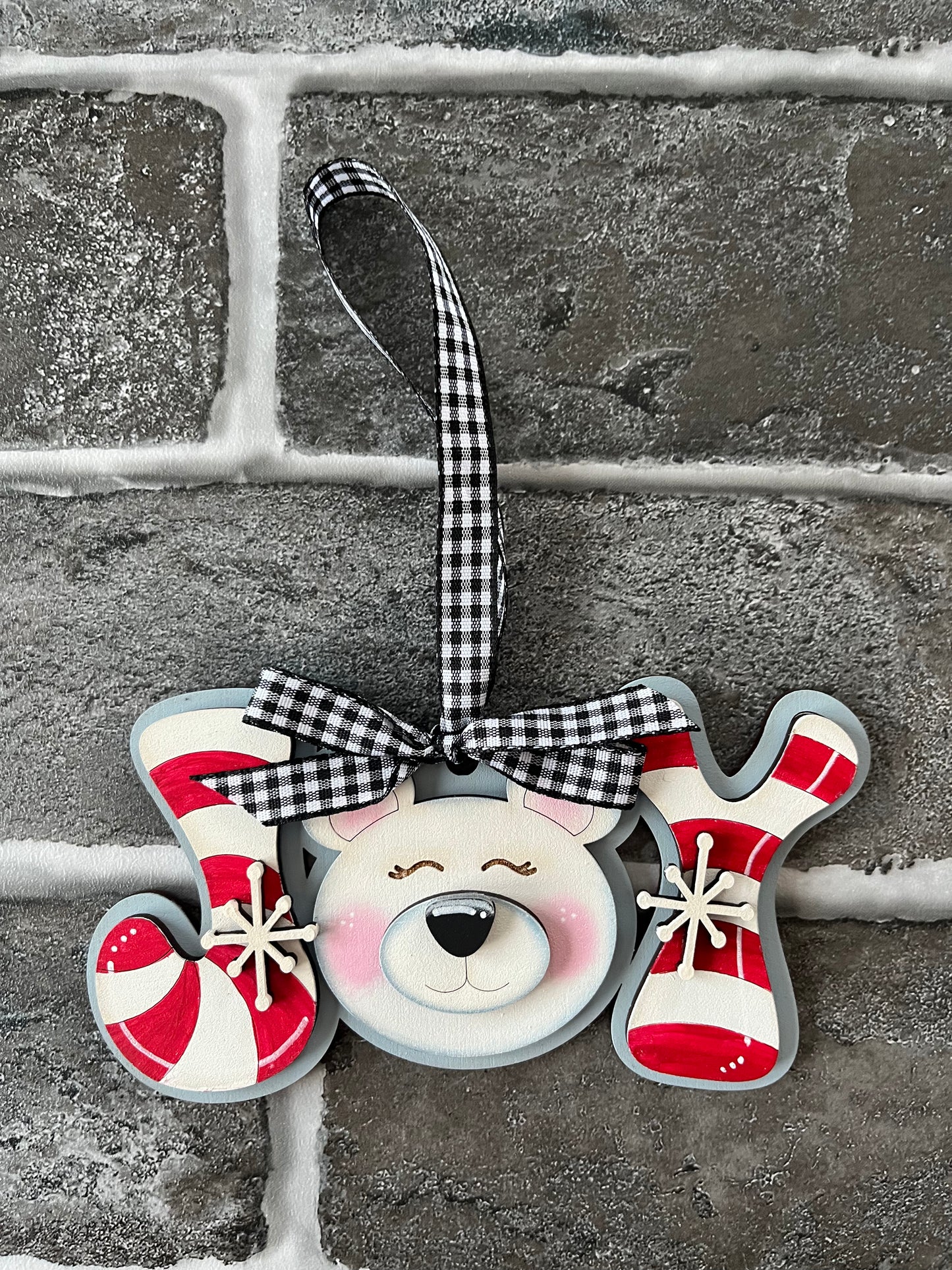 Joy Polar Bear Ornament