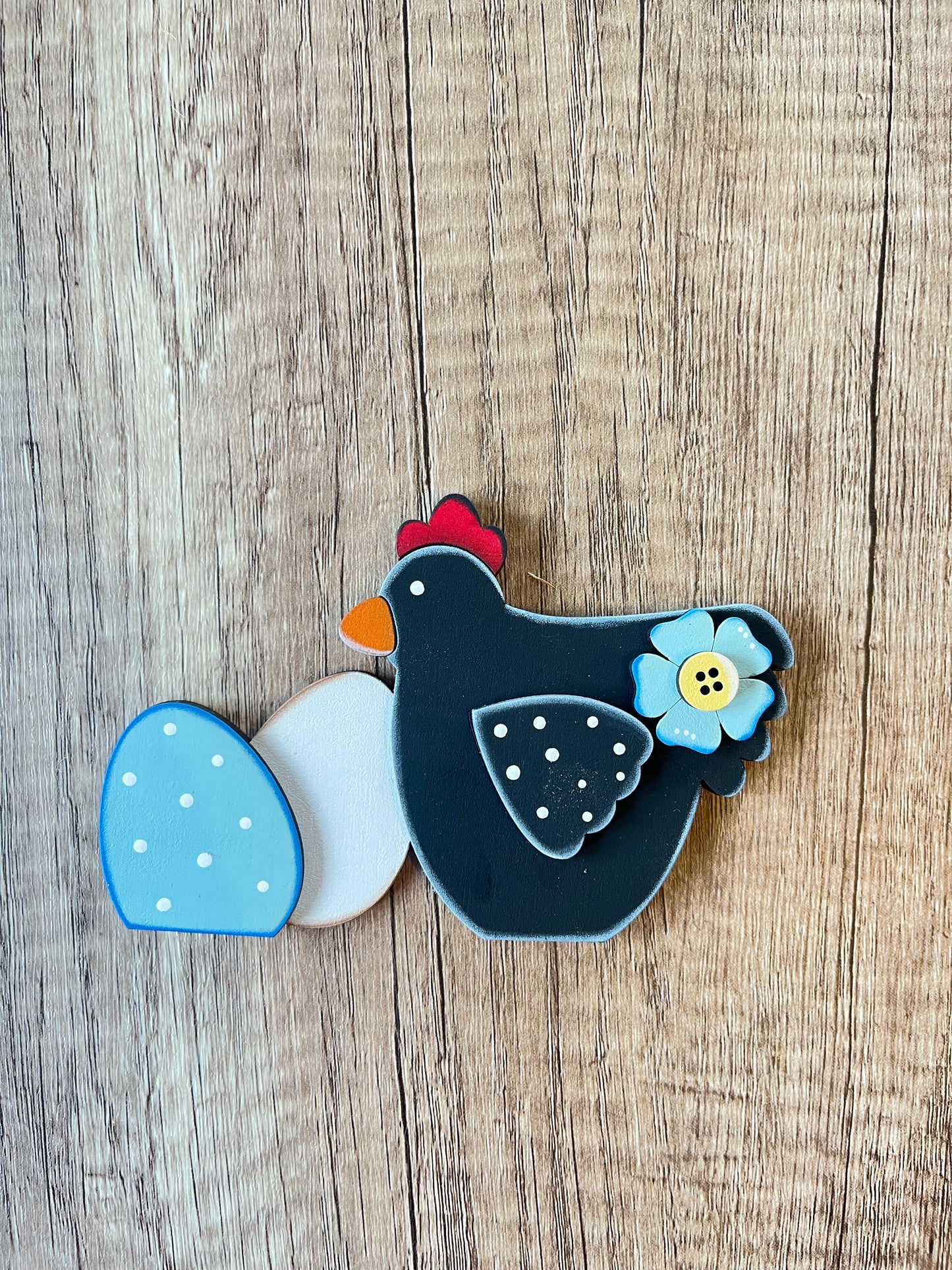 Chicken Mini Cottage Cabinet Insert
