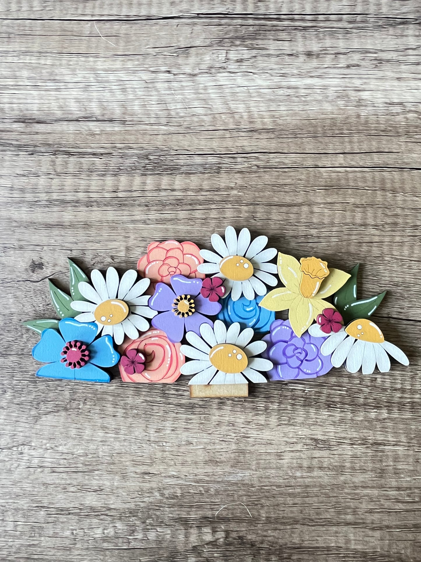 Spring Flower Basket Insert