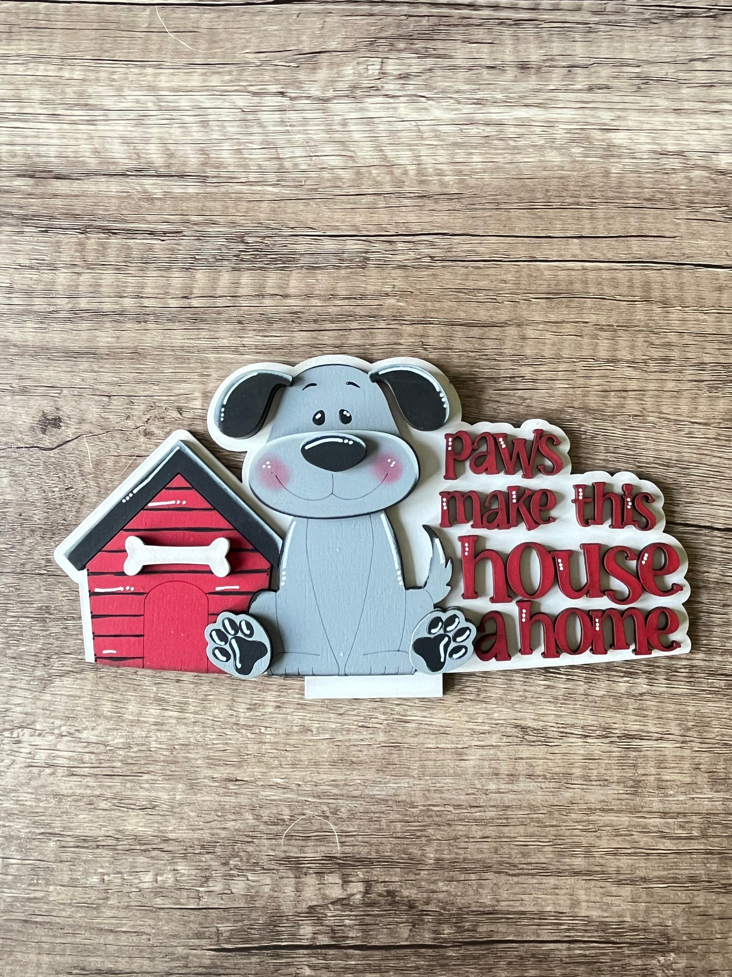 Dog Paws Basket Insert