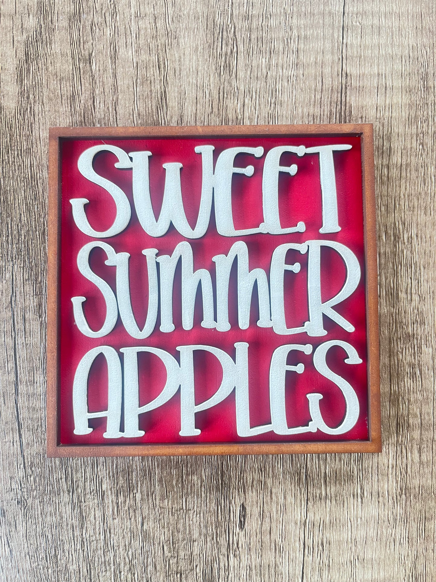 Sweet Summer Apple Ladder Tile
