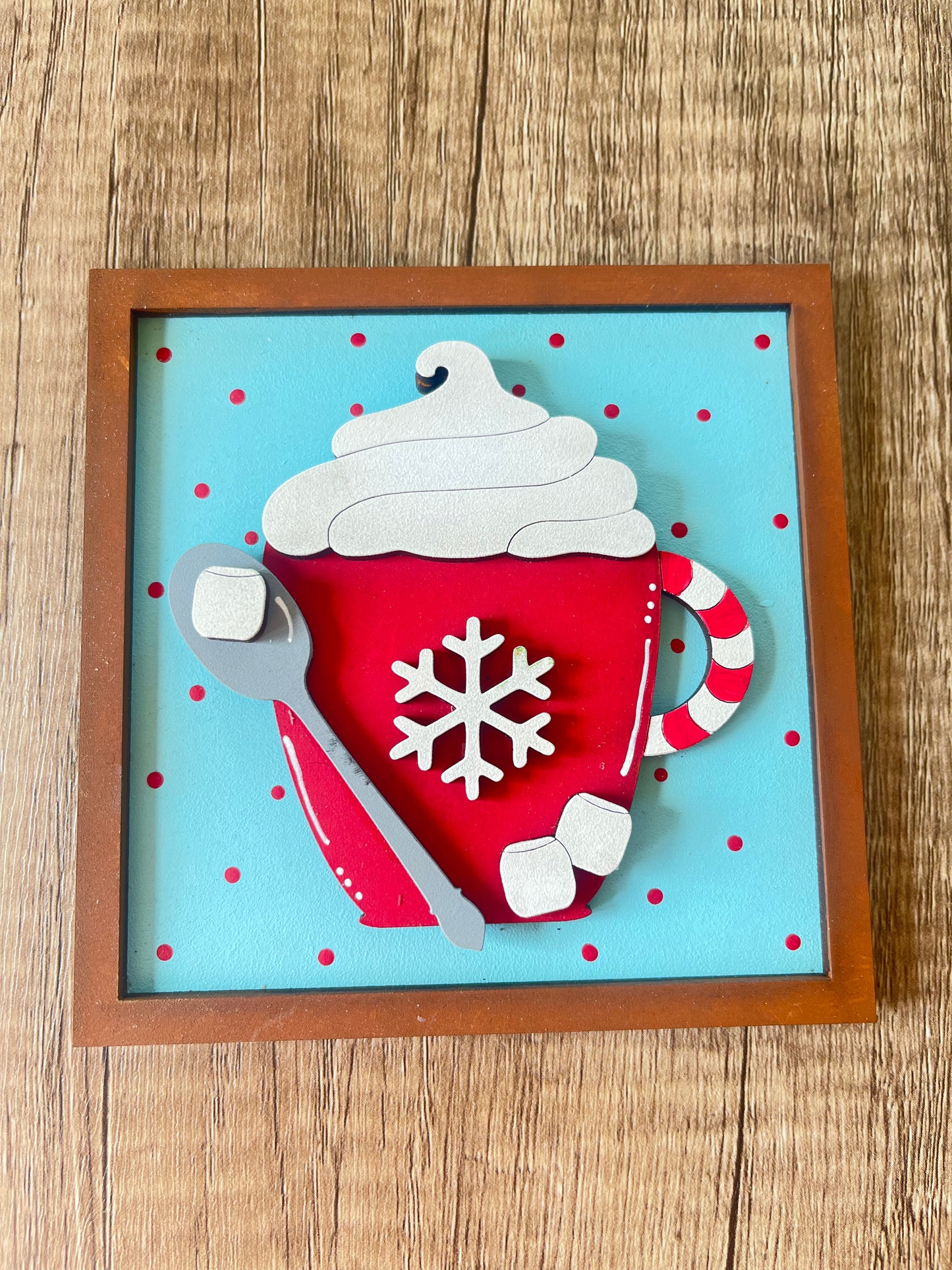 Hot Cocoa Cup Ladder Tile