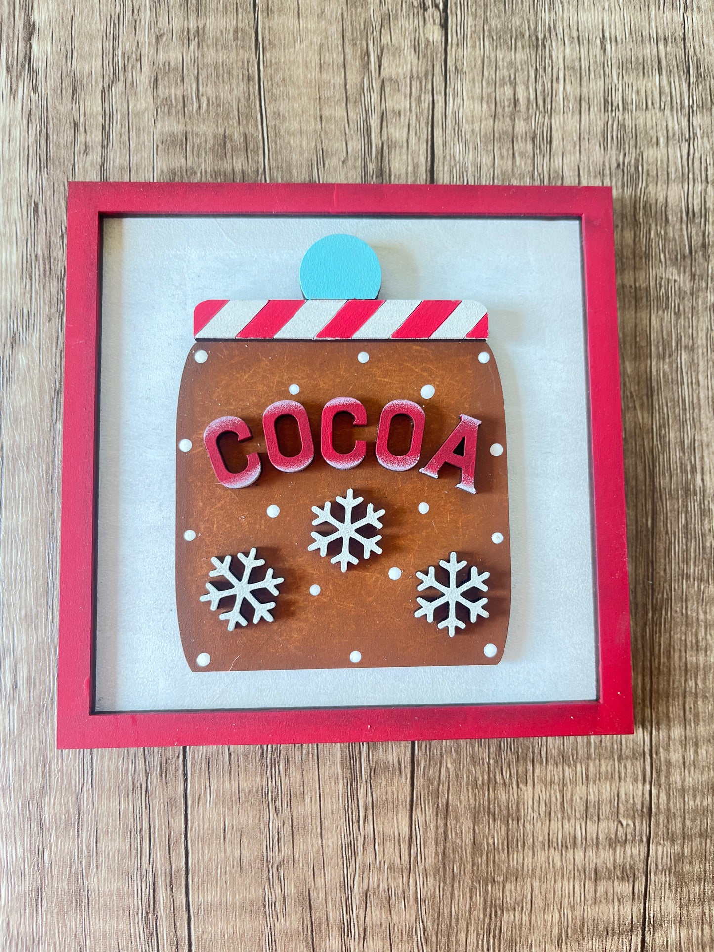 Cocoa Jar Ladder Tile