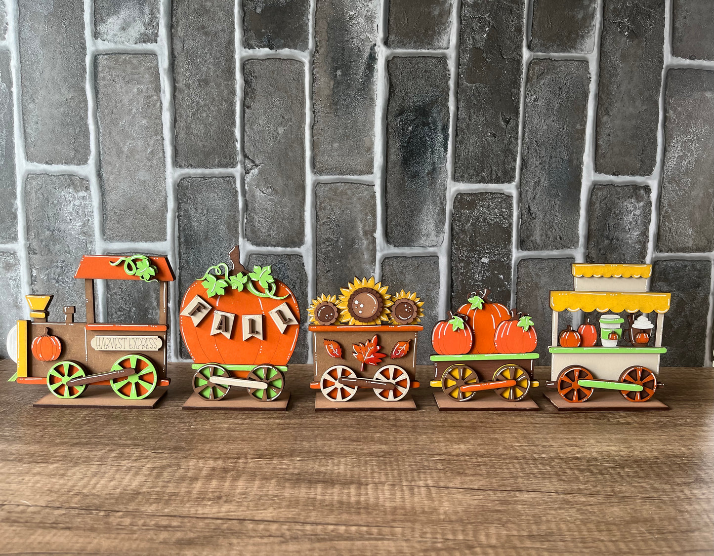Fall Train Shelf Sitter