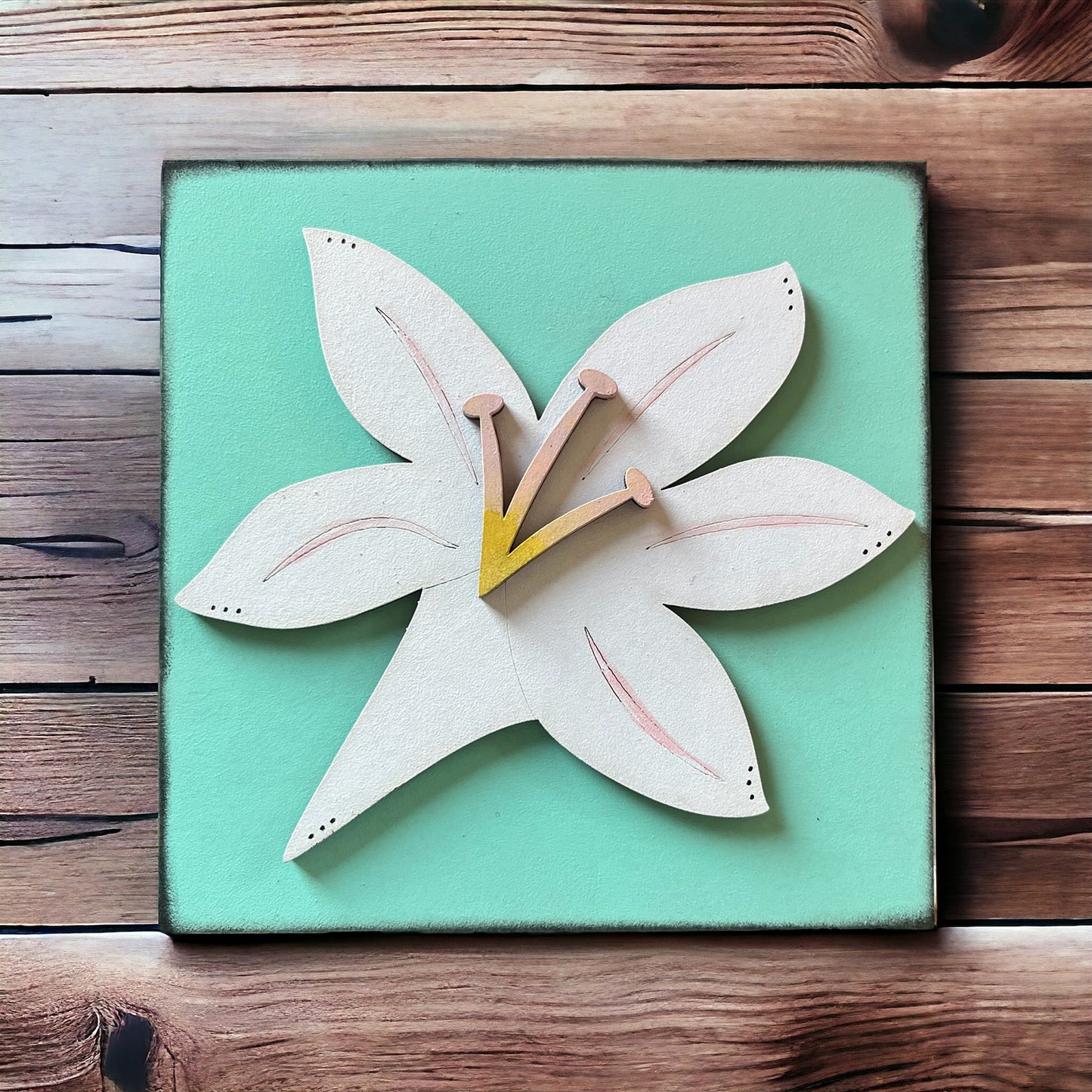 Easter Lily Ladder Tile Easter Tile