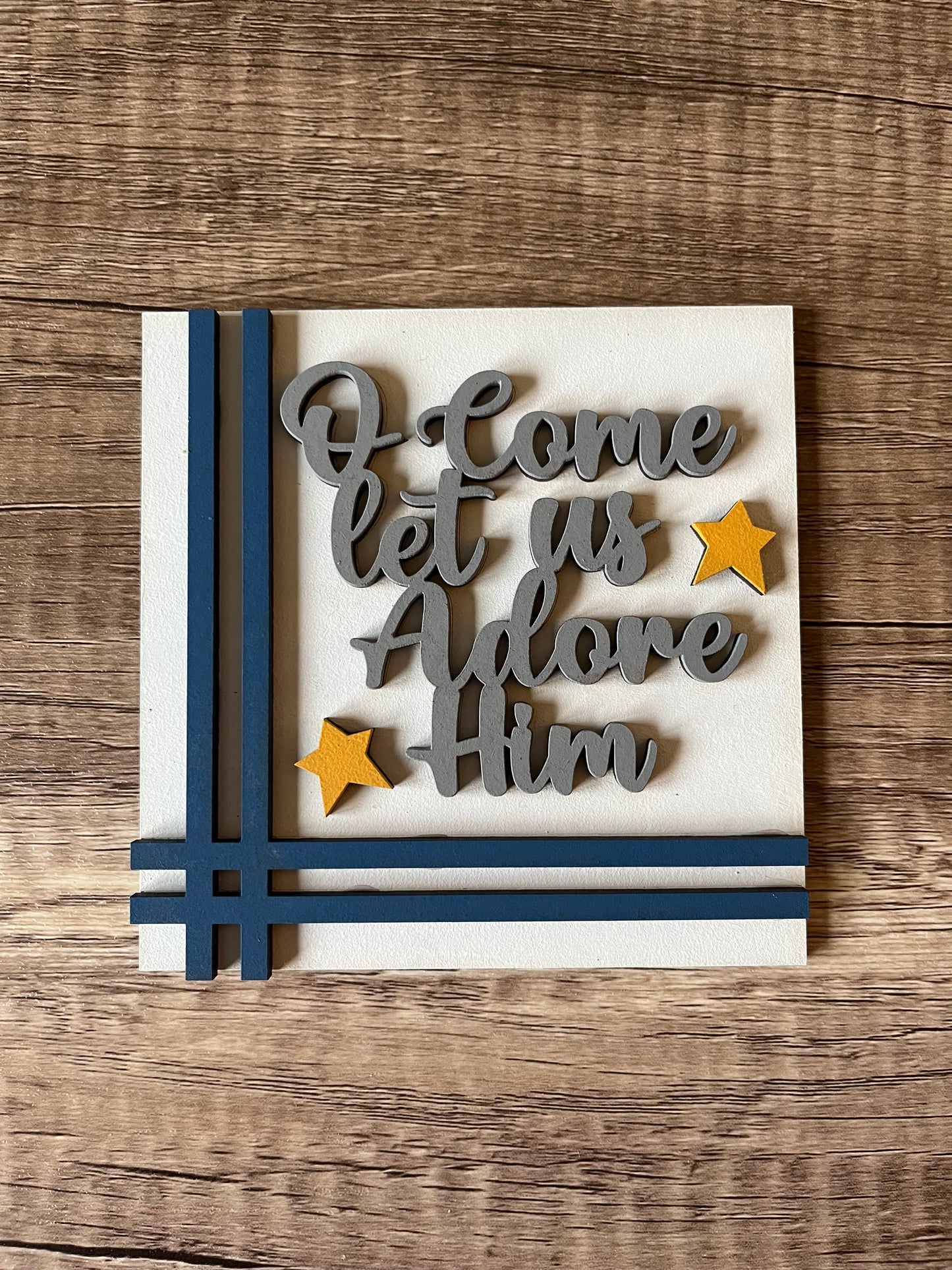 Oh Come Let Us Ladder Tile