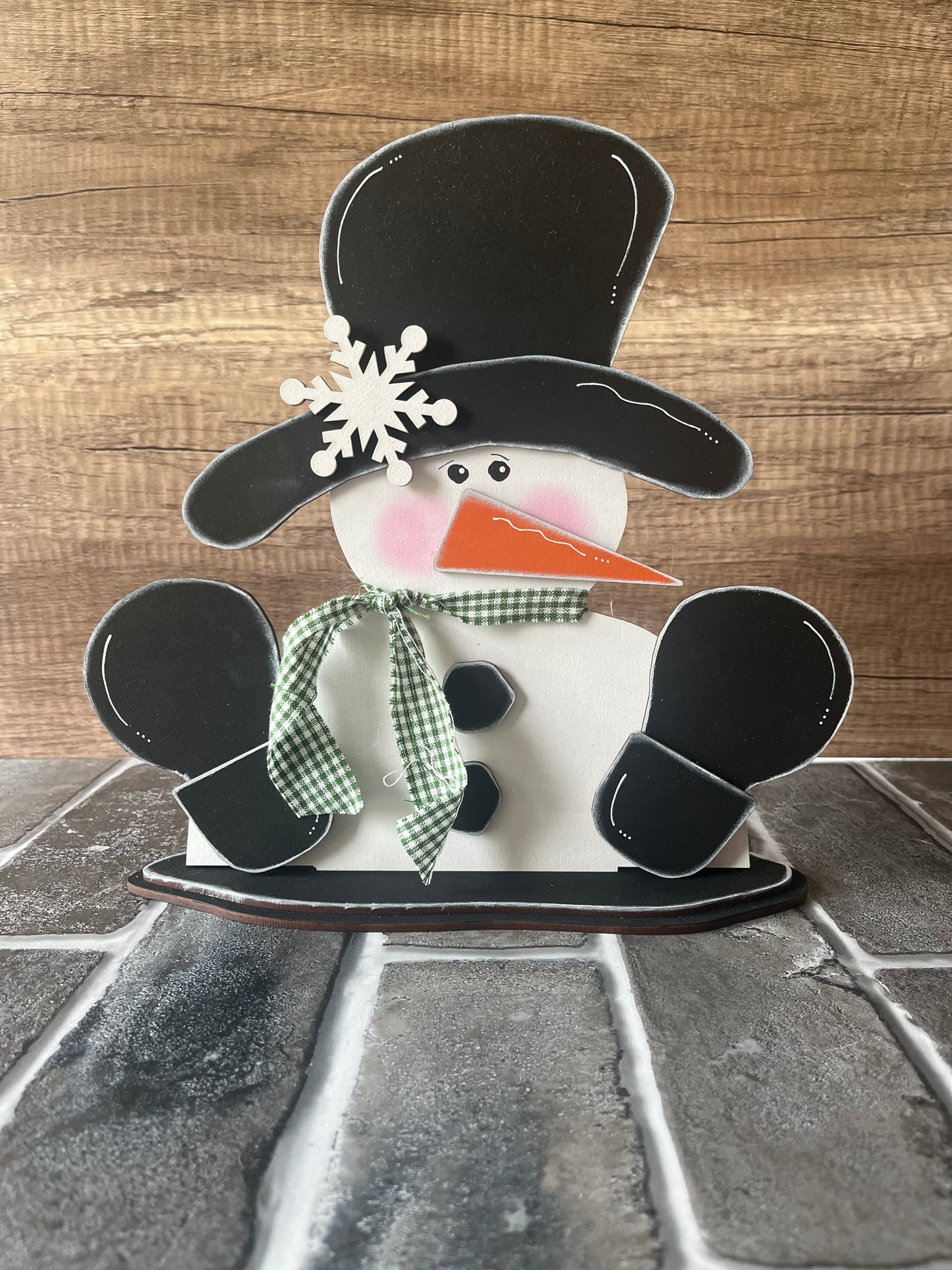 Sitting Snowman Shelf Sitter