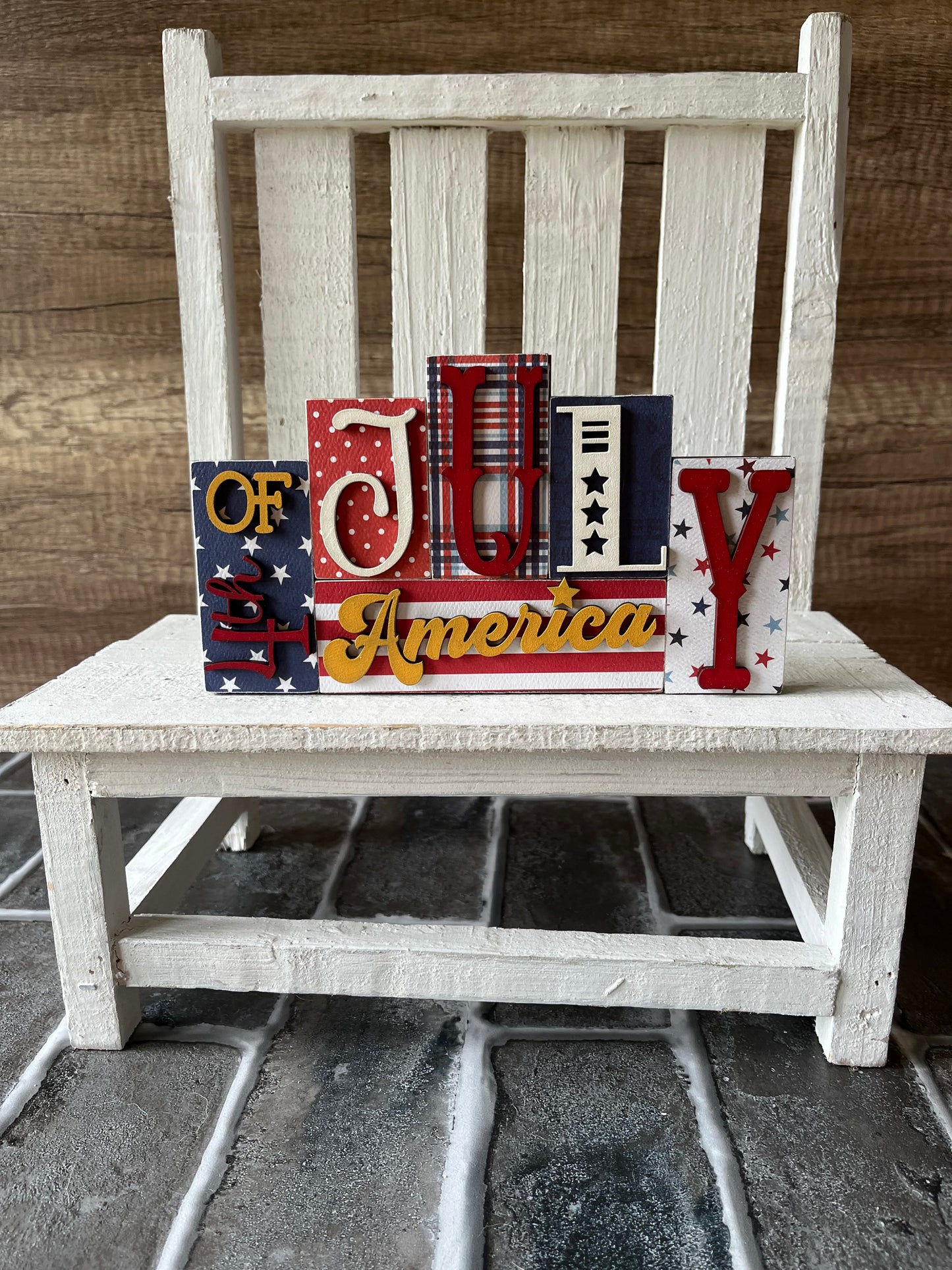 4th of July Shelf Sitter