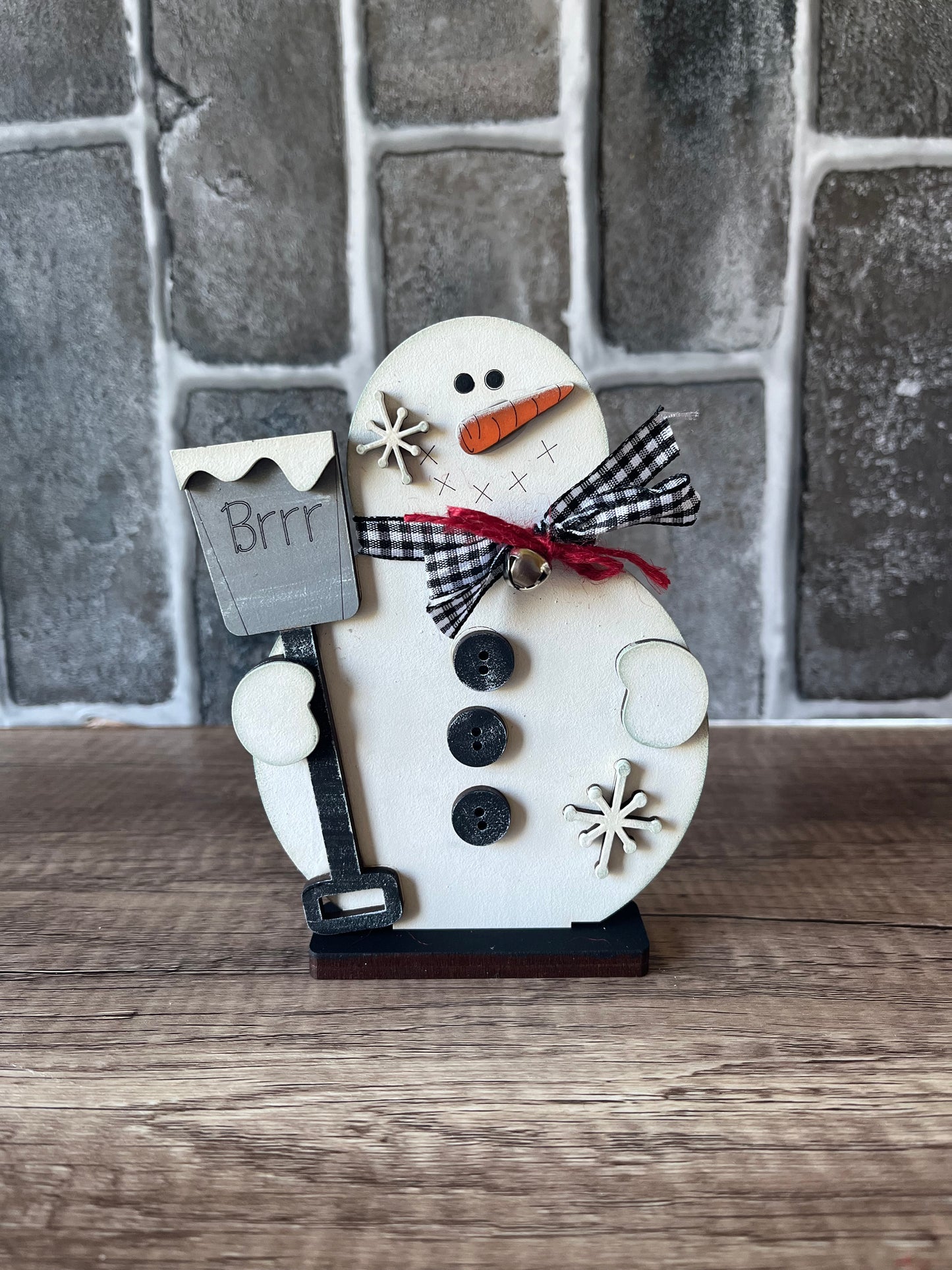 Snowman Shovel Shelf Sitter