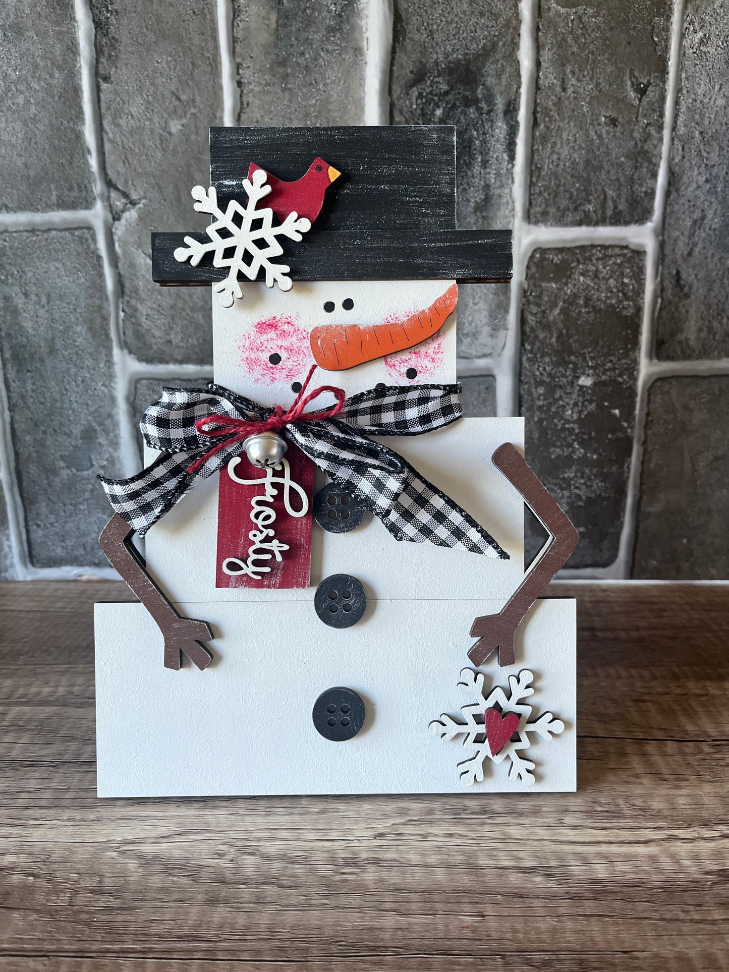 Frosty Snowman Shelf Sitter