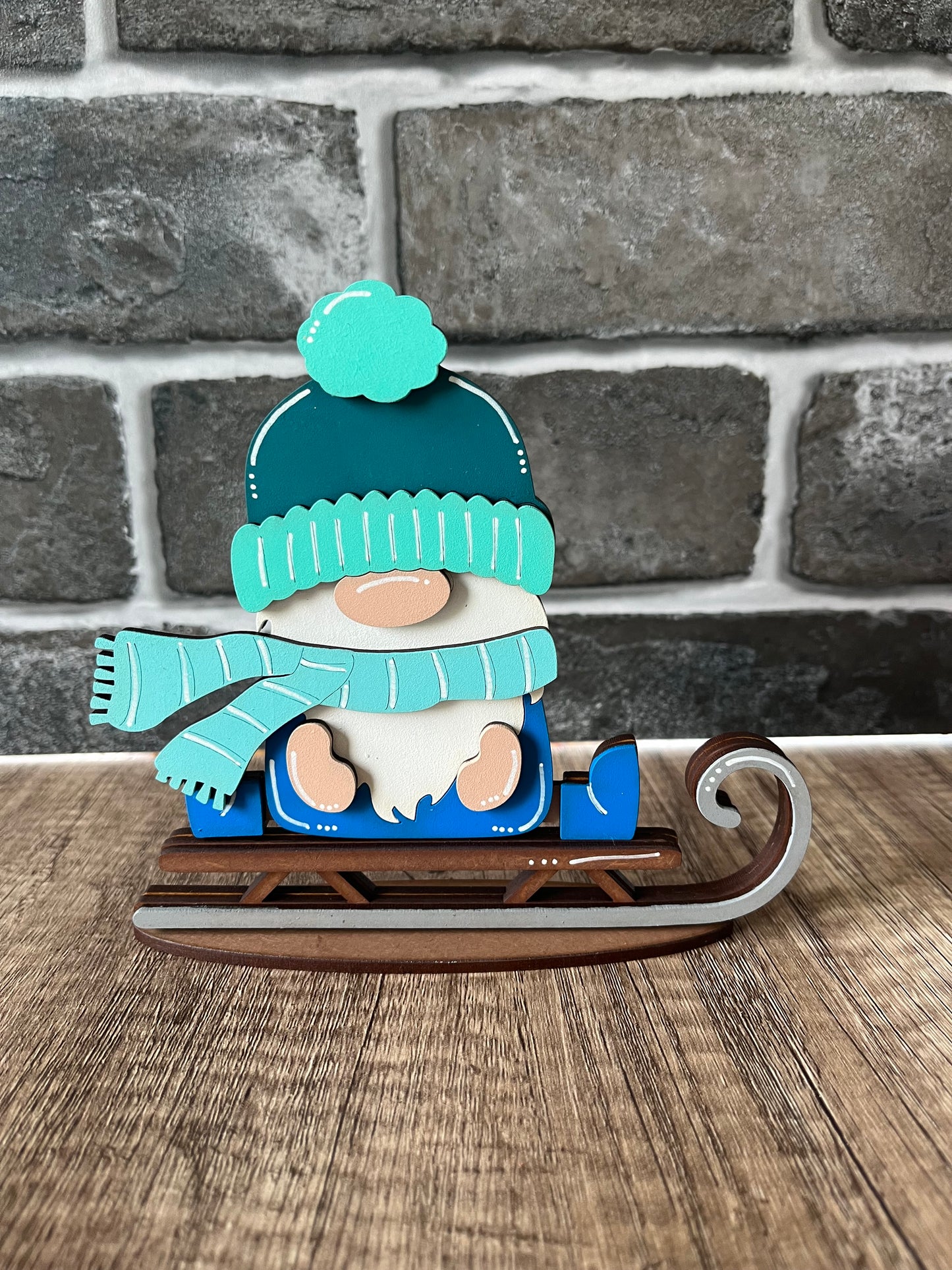 Sled Gnome Shelf Sitter