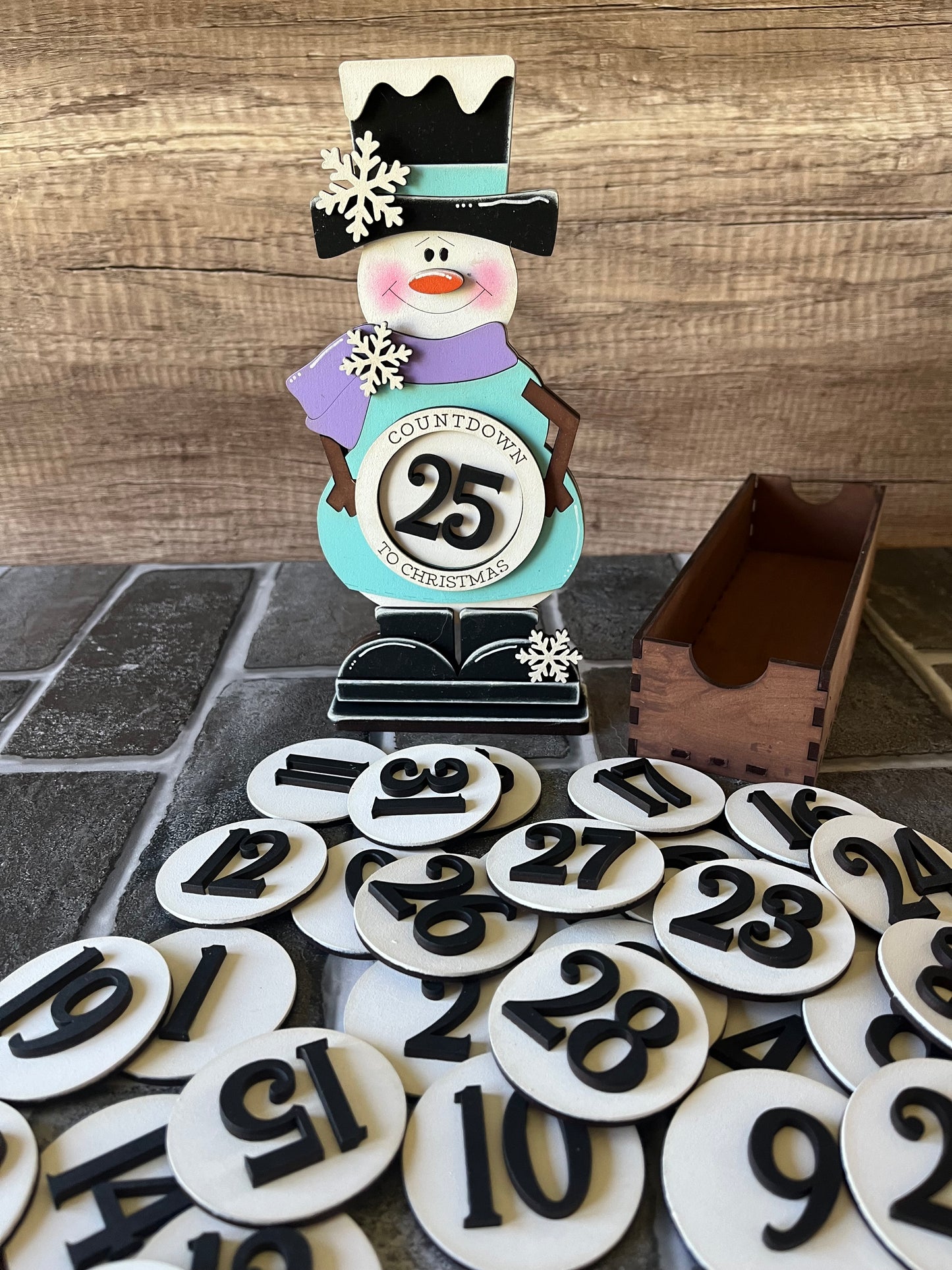Snowman Interchangeable Countdown