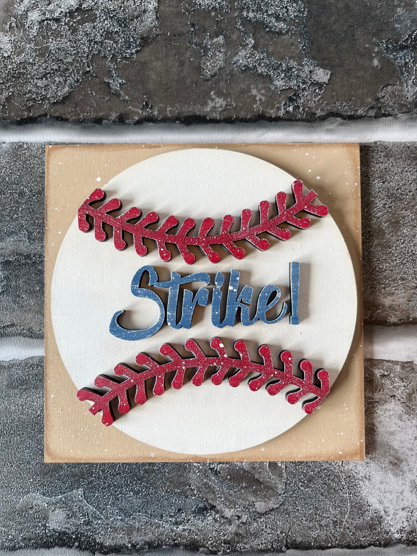 Strike Baseball Ladder Tile