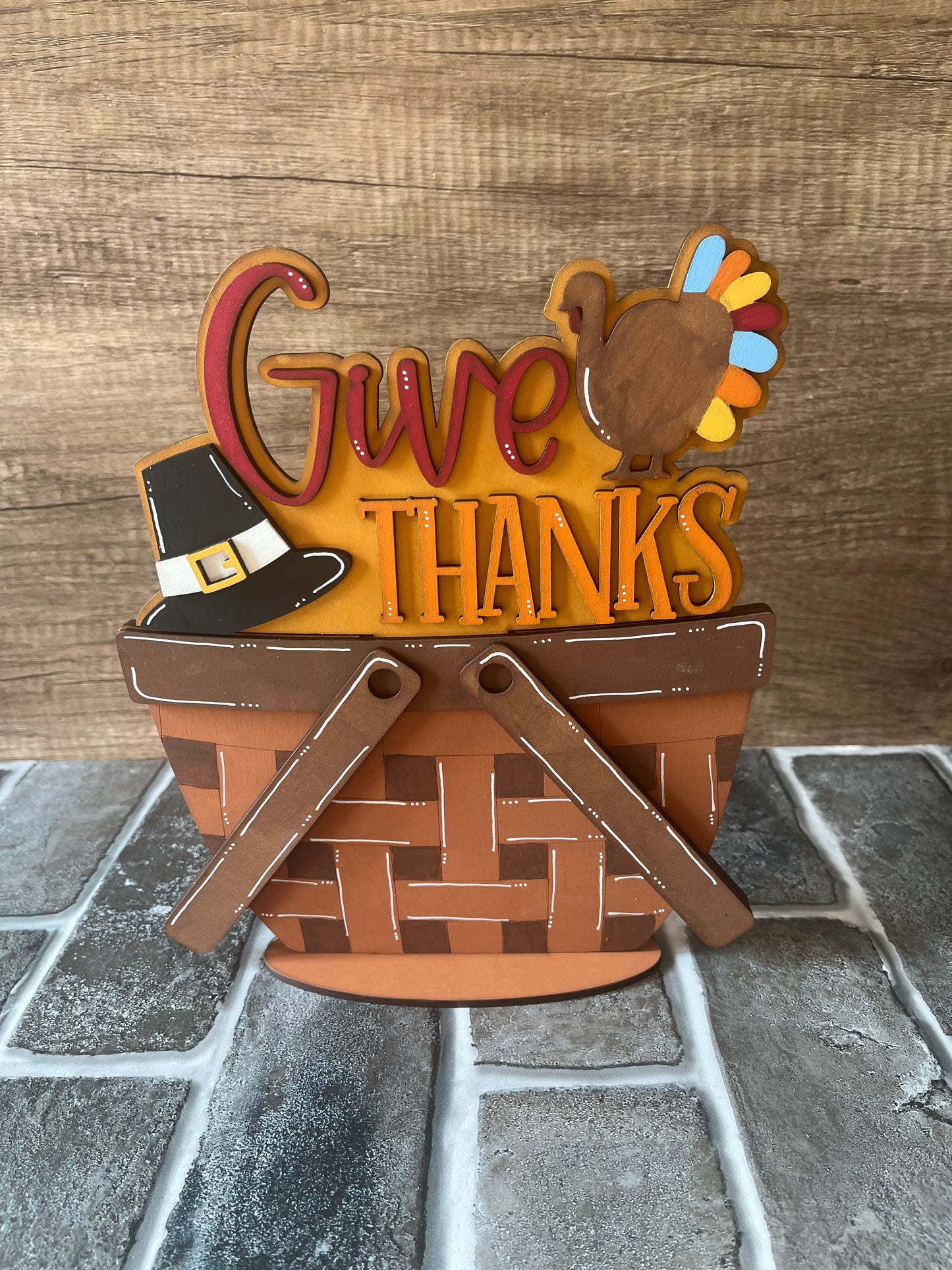 Give Thanks Basket Insert