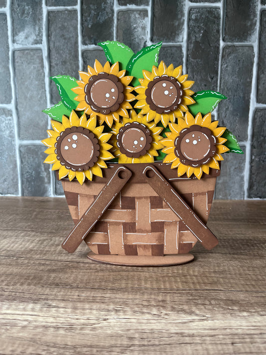 Sunflower Basket Insert