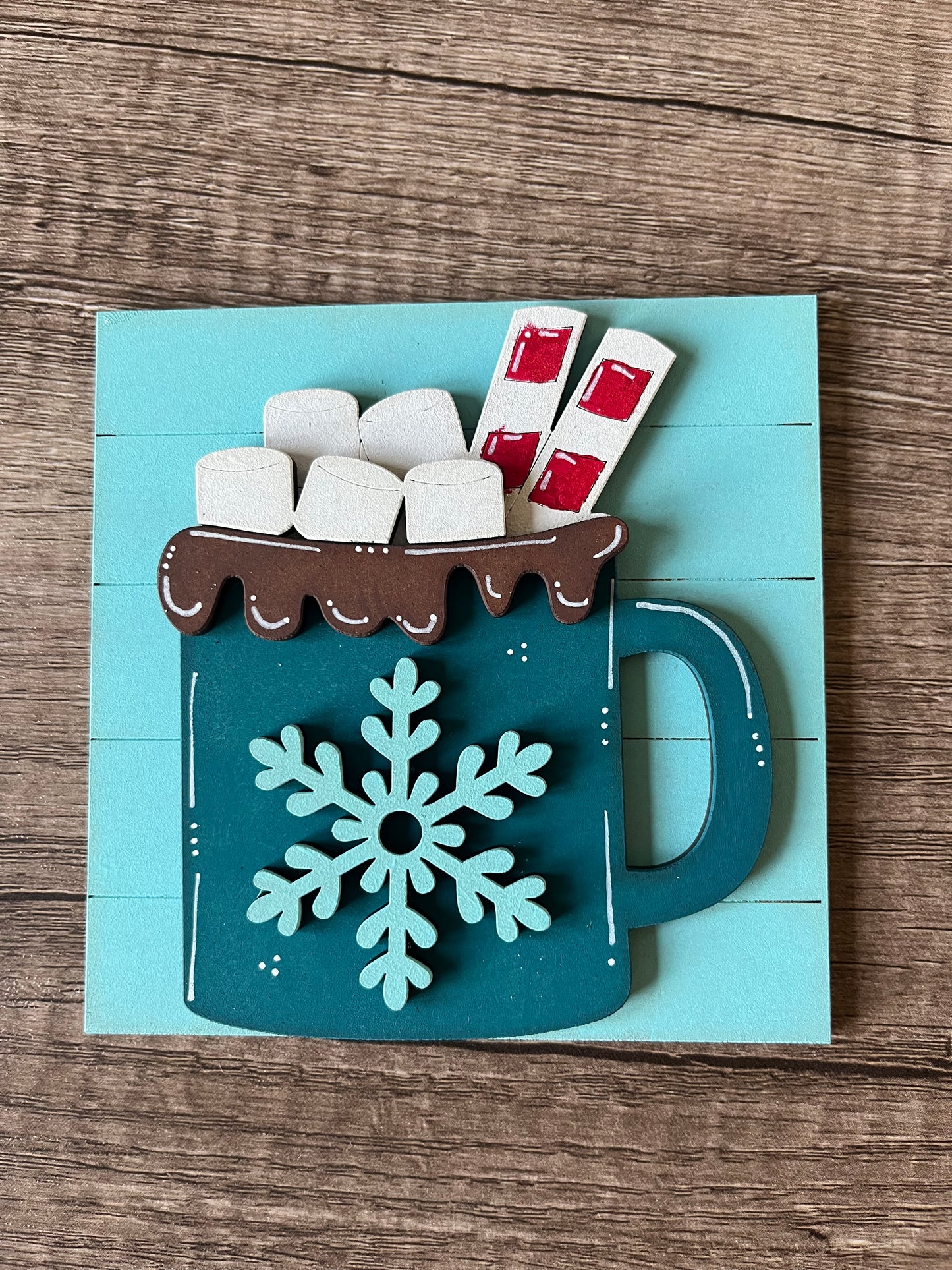 Hot Cocoa Mug Ladder Tile