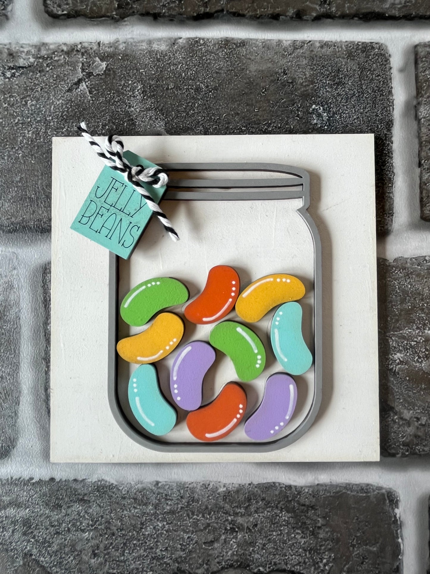 Jar Jelly Beans Ladder Tile
