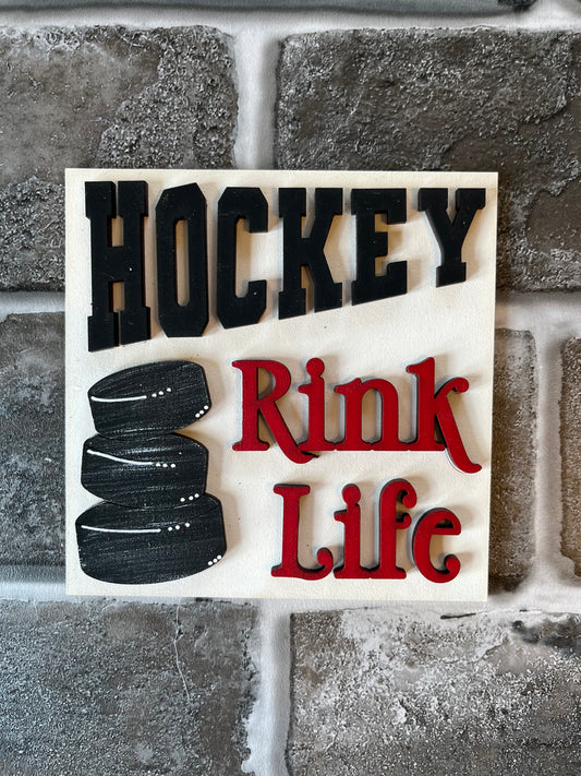 Hockey Rink Life Ladder Tile