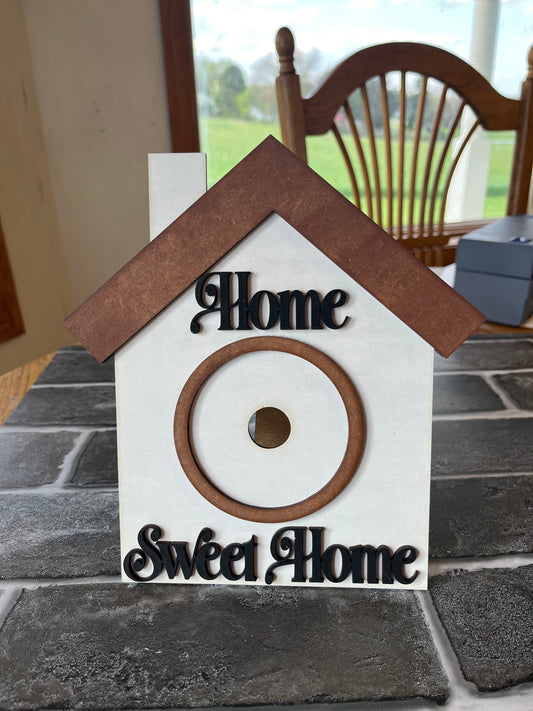 Interchangeable Home Sweet Home House Mini Frame
