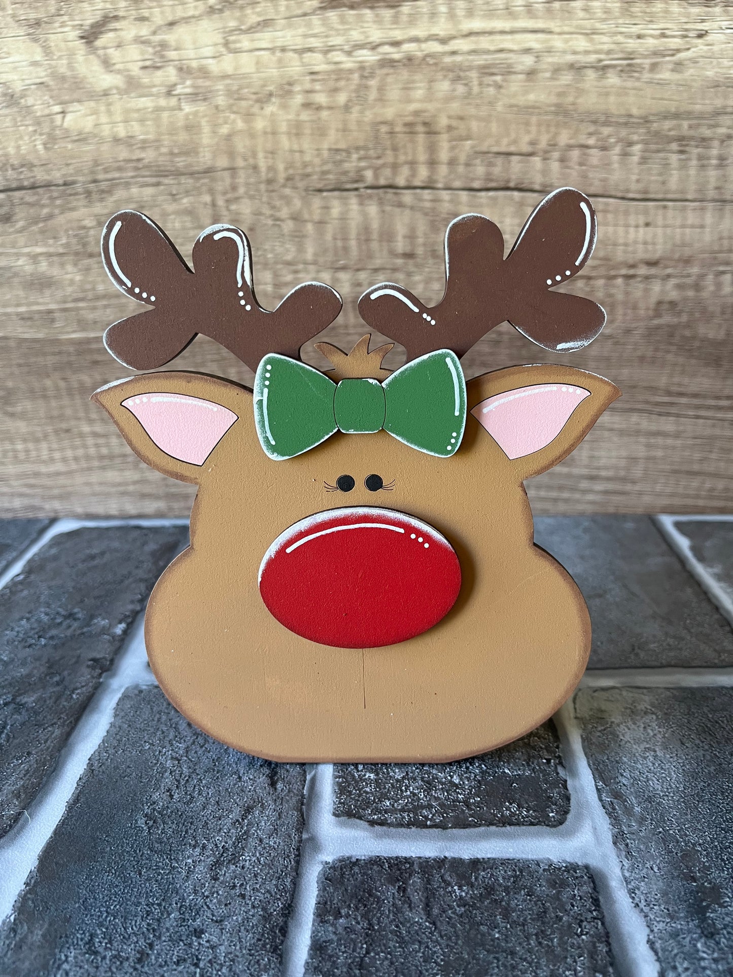 Girl Reindeer Shelf Sitter