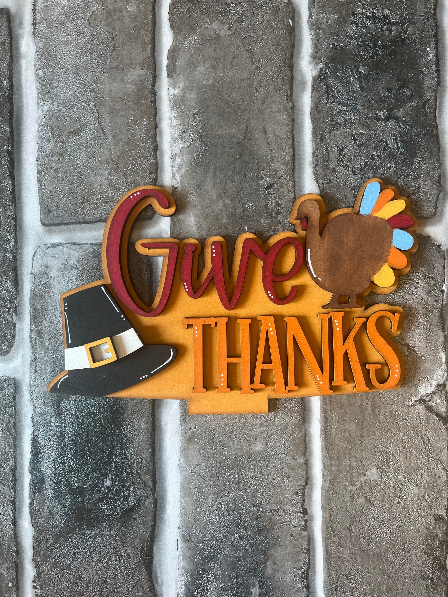 Give Thanks Basket Insert