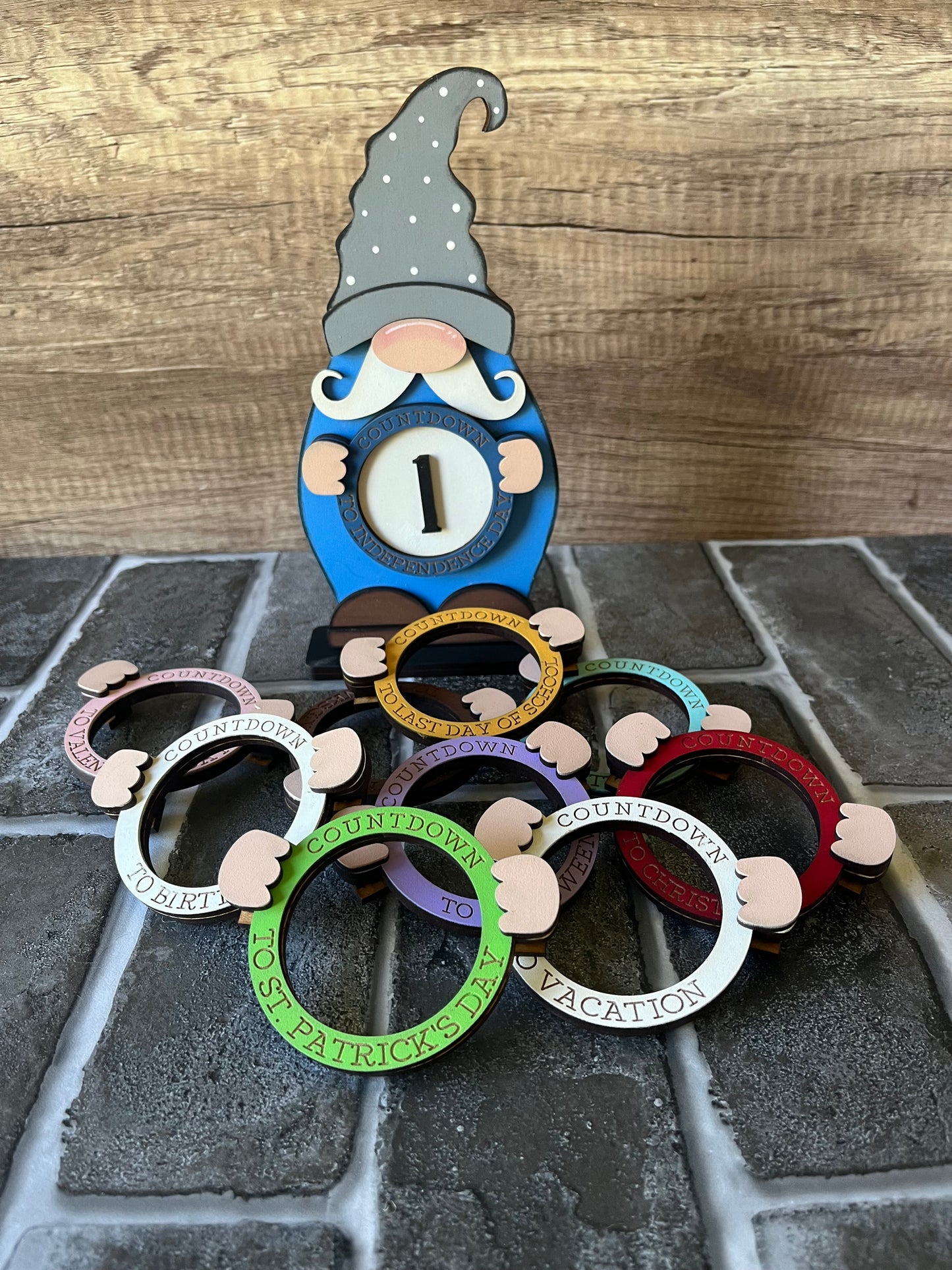 Gnome Interchangeable Countdown