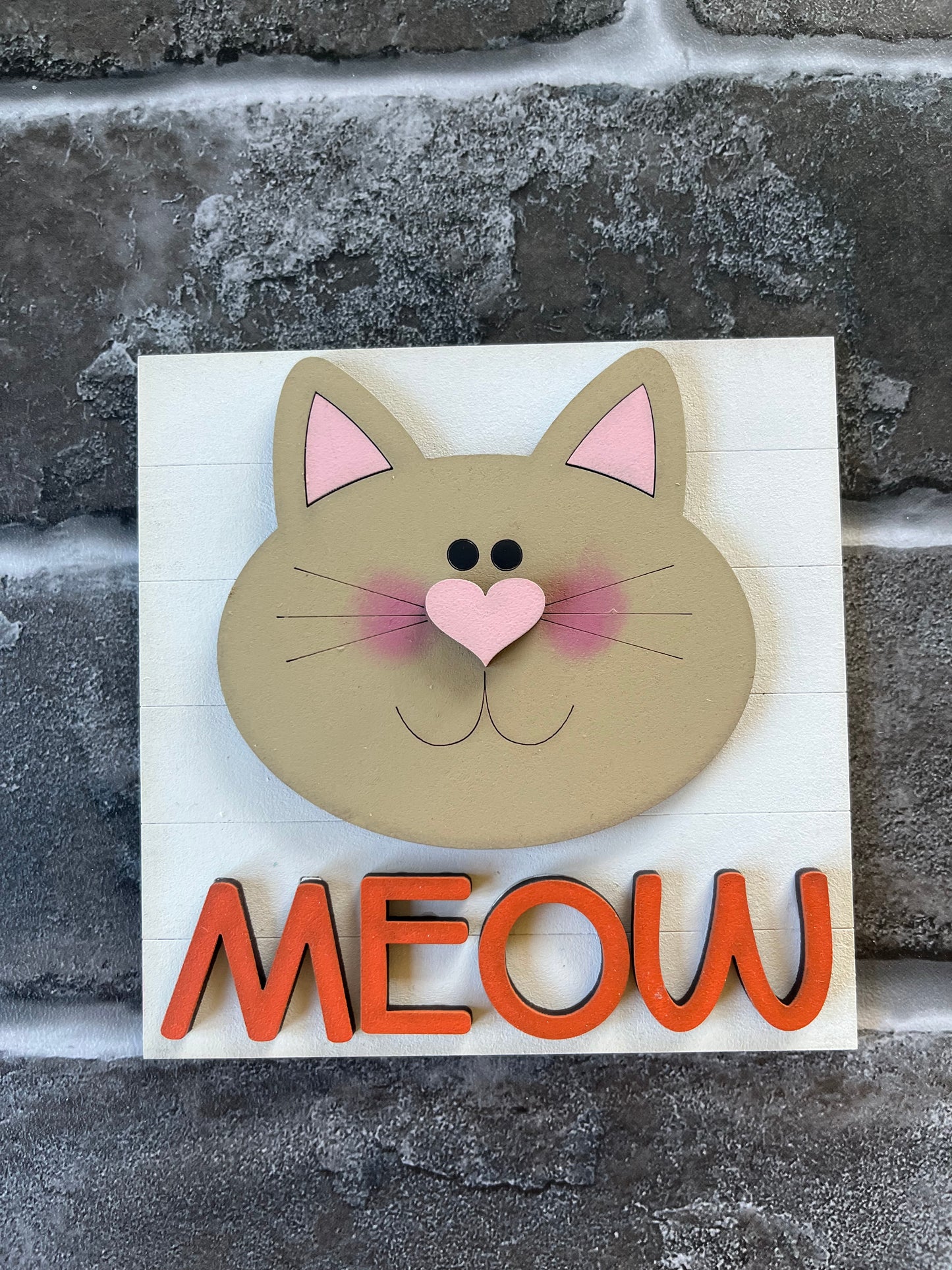 Meow Cat Ladder Tile