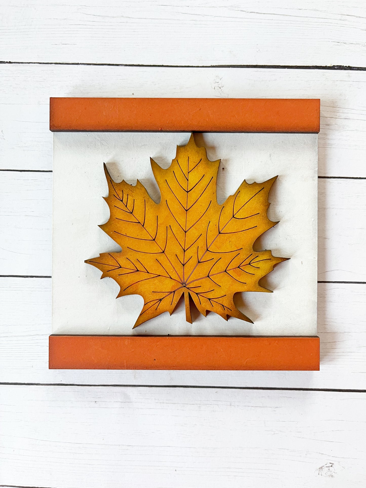 Autumn Leaf Ladder Tile