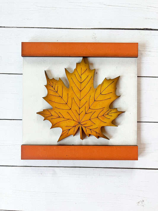 Autumn Leaf Ladder Tile