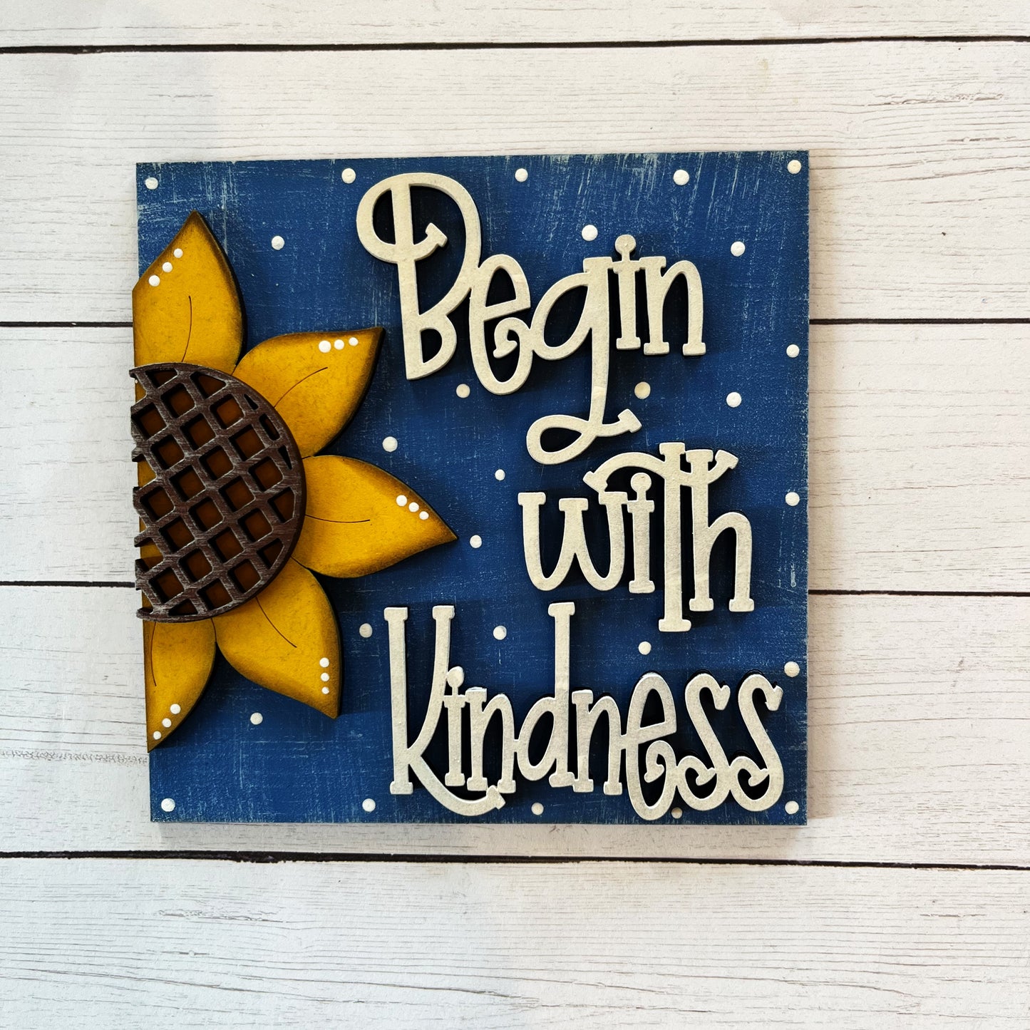 Begin With Kindness Ladder Tile