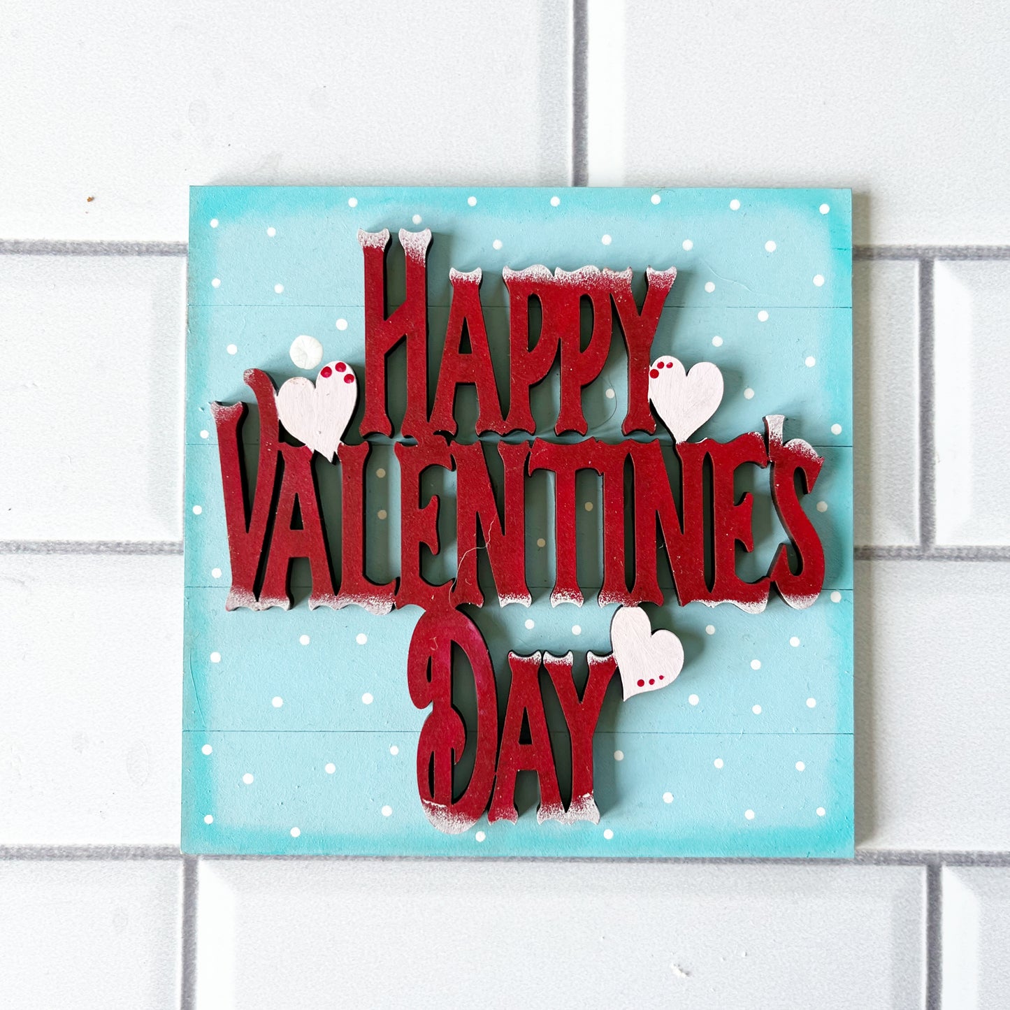 Happy Valentine’s Day Ladder Tile